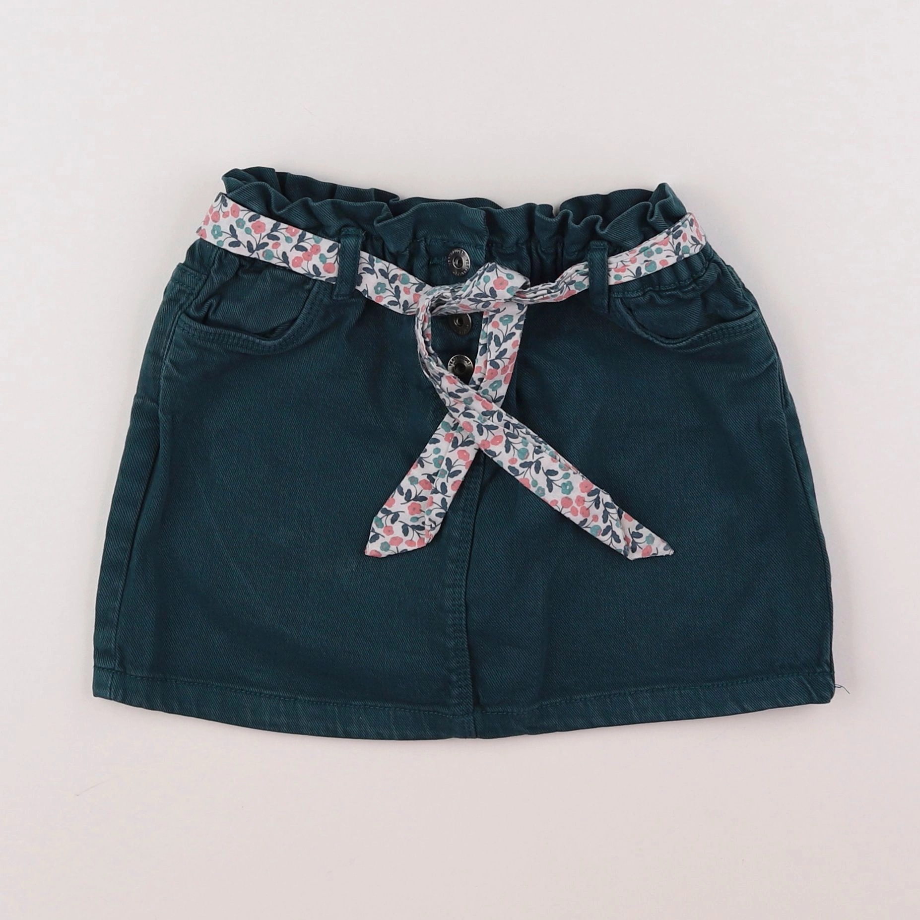 Vertbaudet - jupe vert - 6 ans