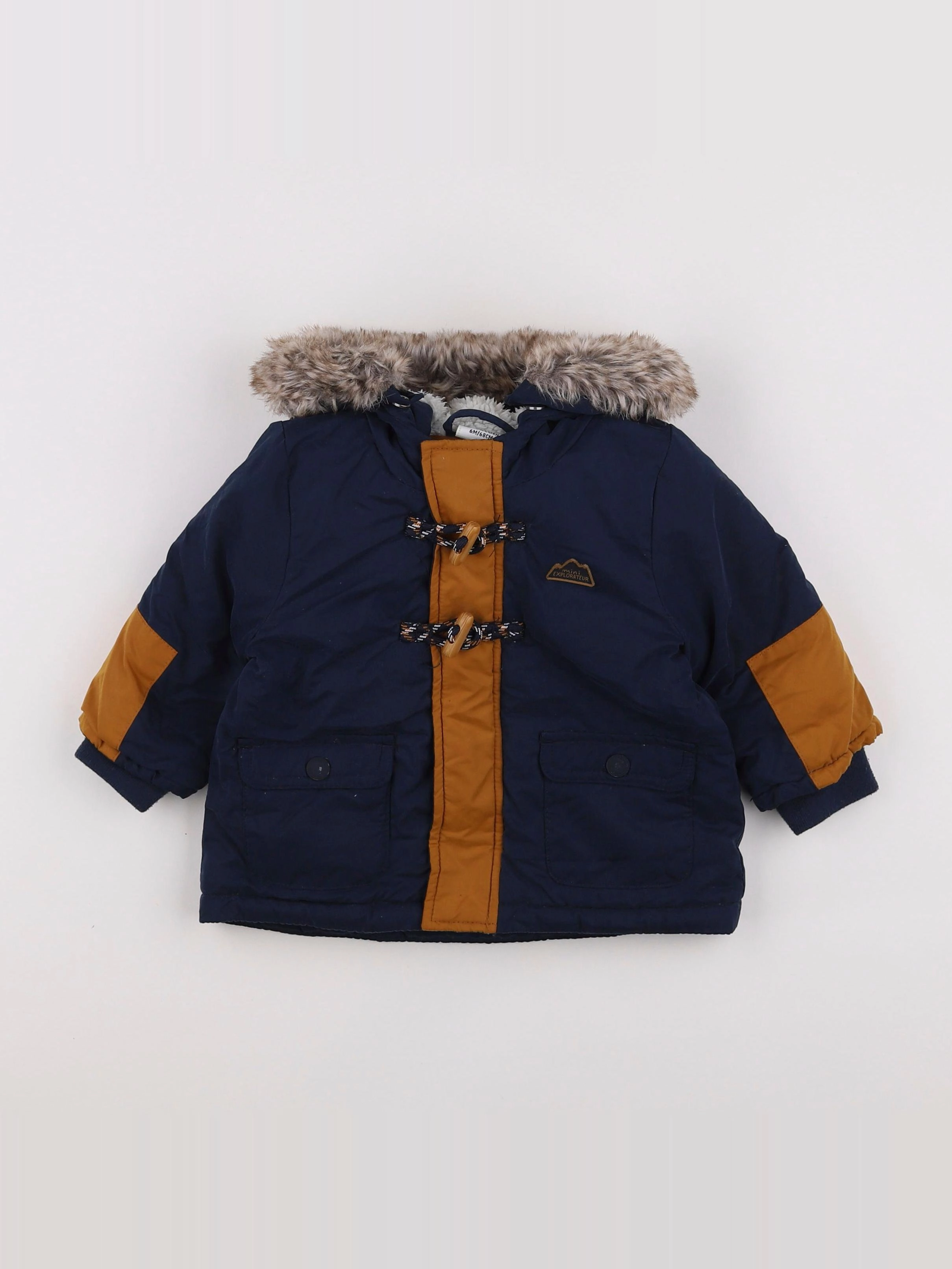 Tape à l'oeil - parka bleu - 6 mois