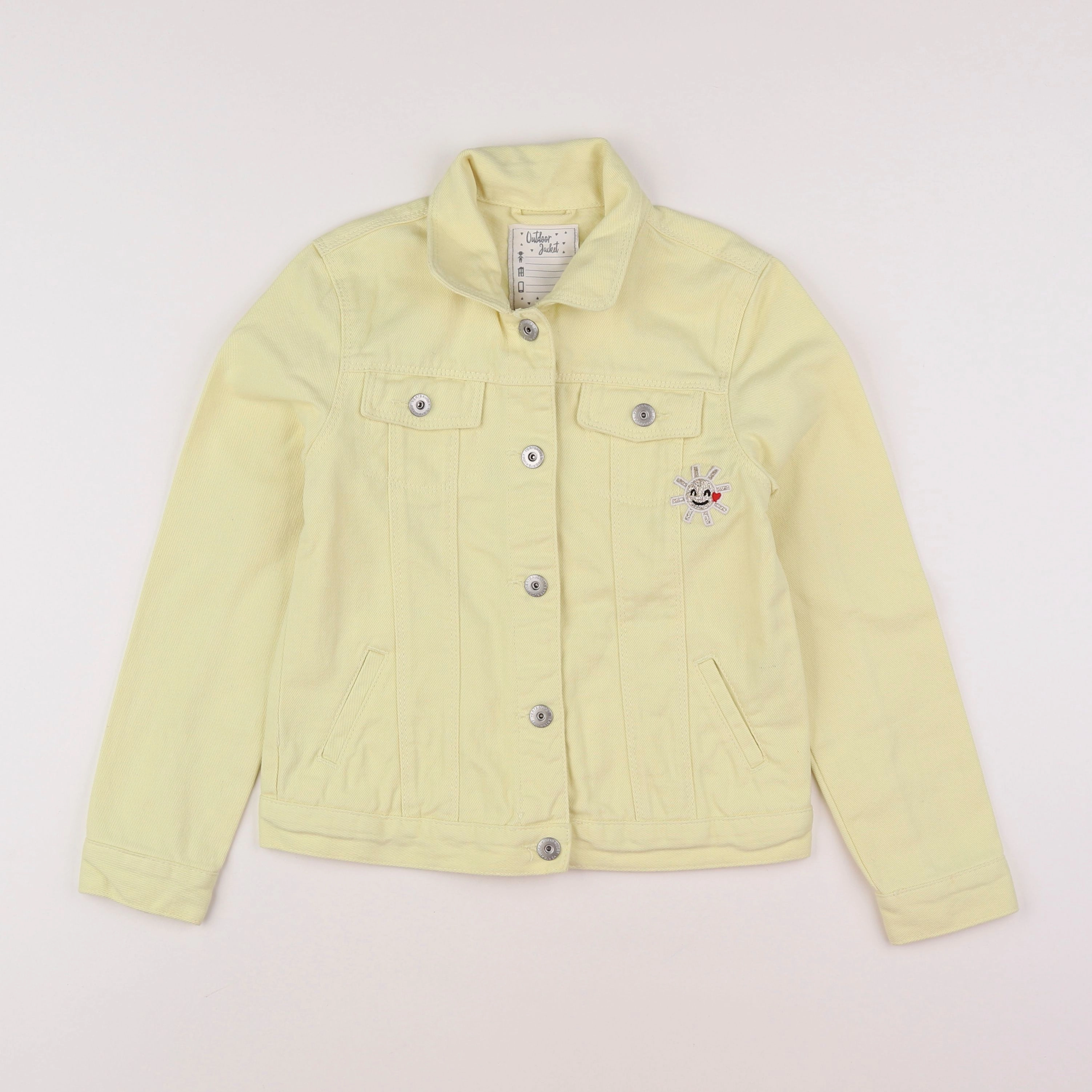 Vertbaudet - veste jaune - 9 ans