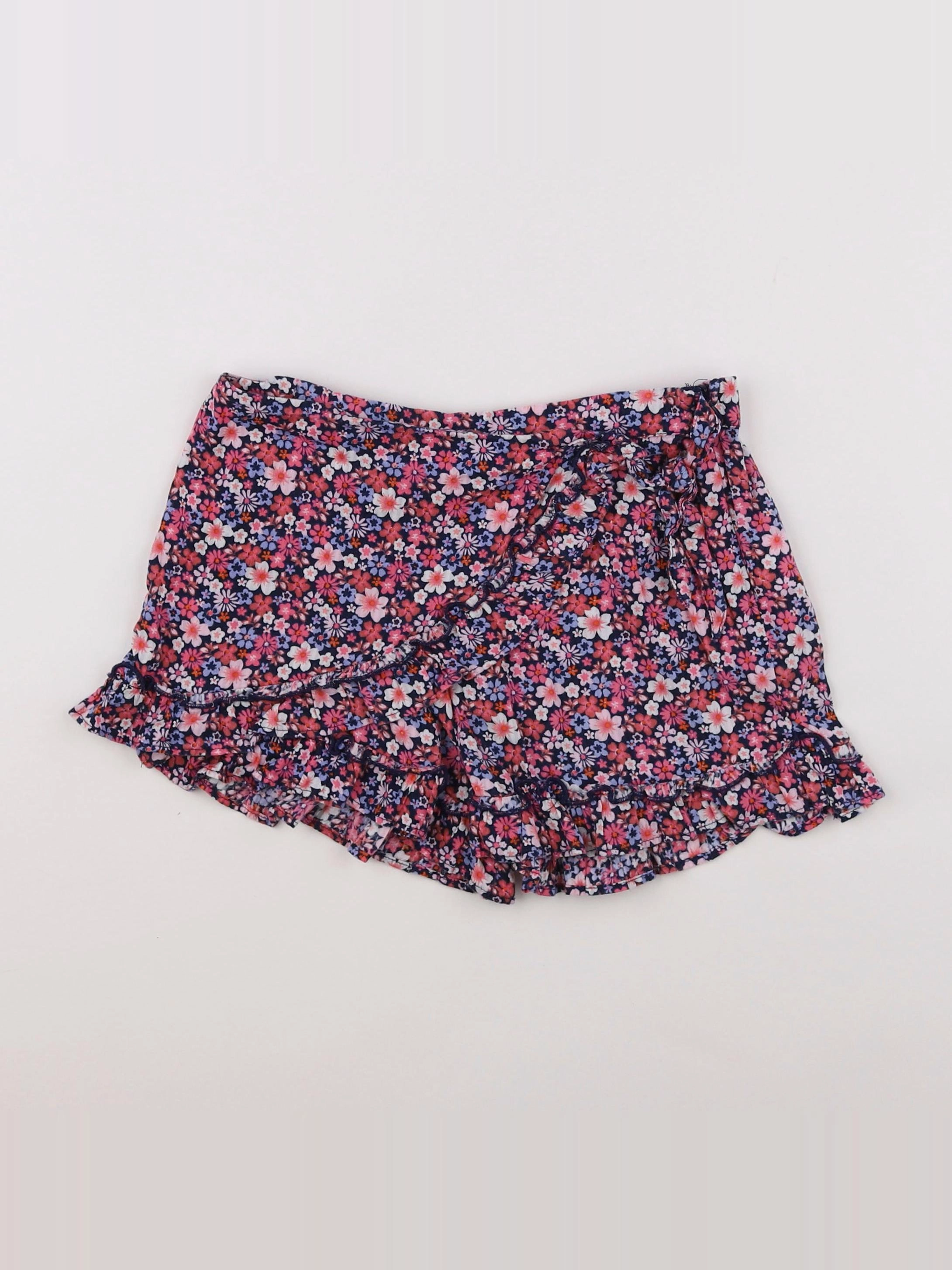Vertbaudet - jupe short multicolore - 9 ans