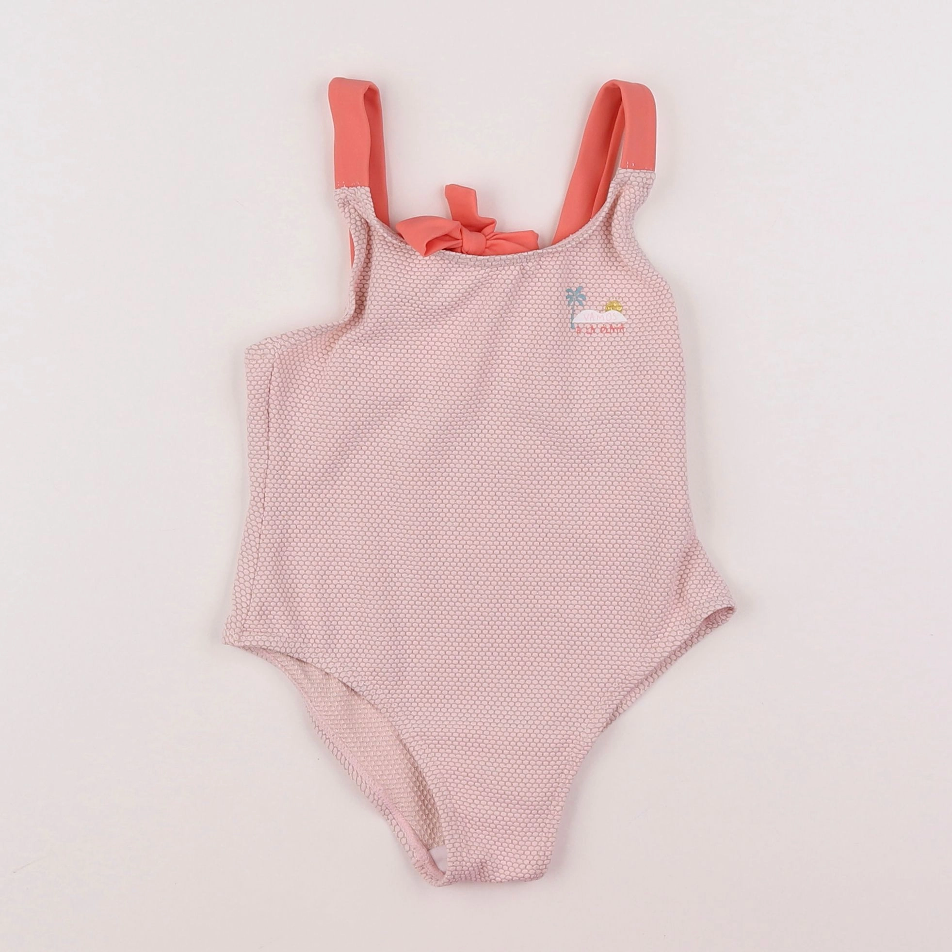 Vertbaudet - maillot de bain rose - 4 ans