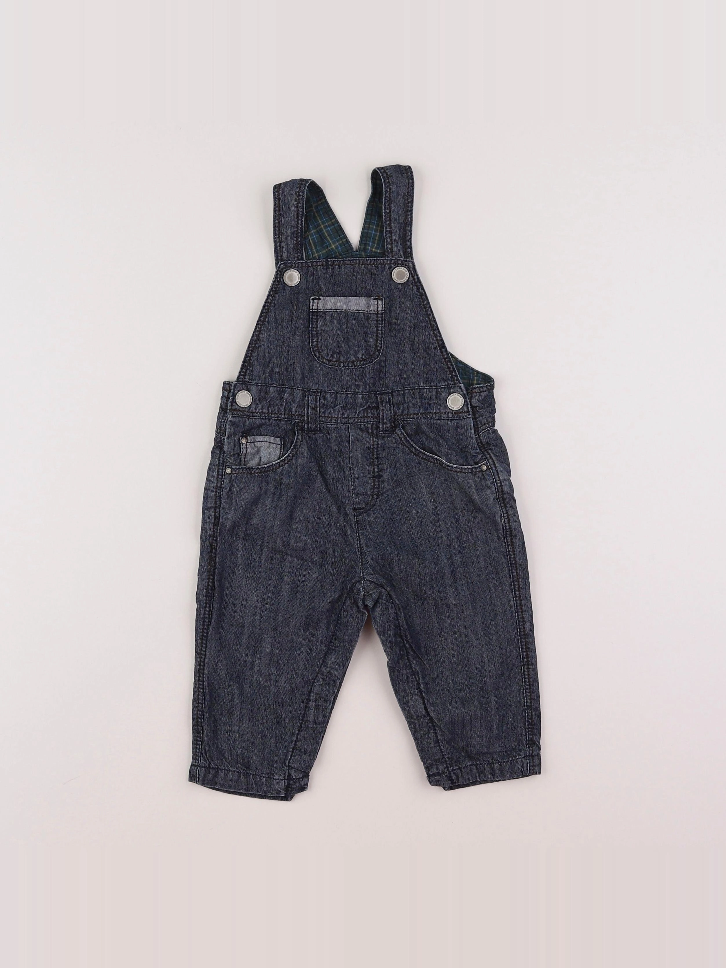 Zara - salopette bleu - 3/6 mois