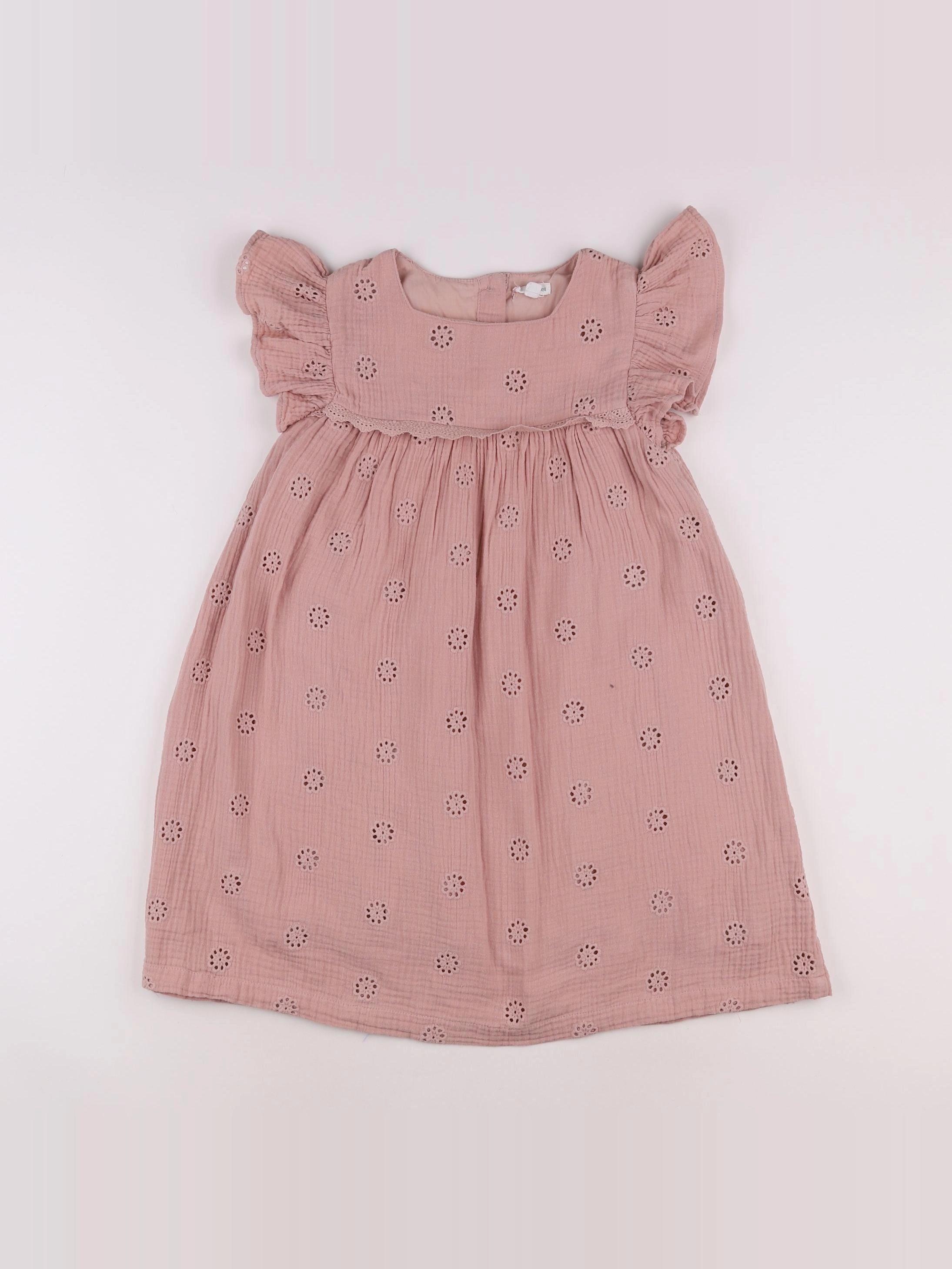 Vertbaudet - robe rose - 9 ans