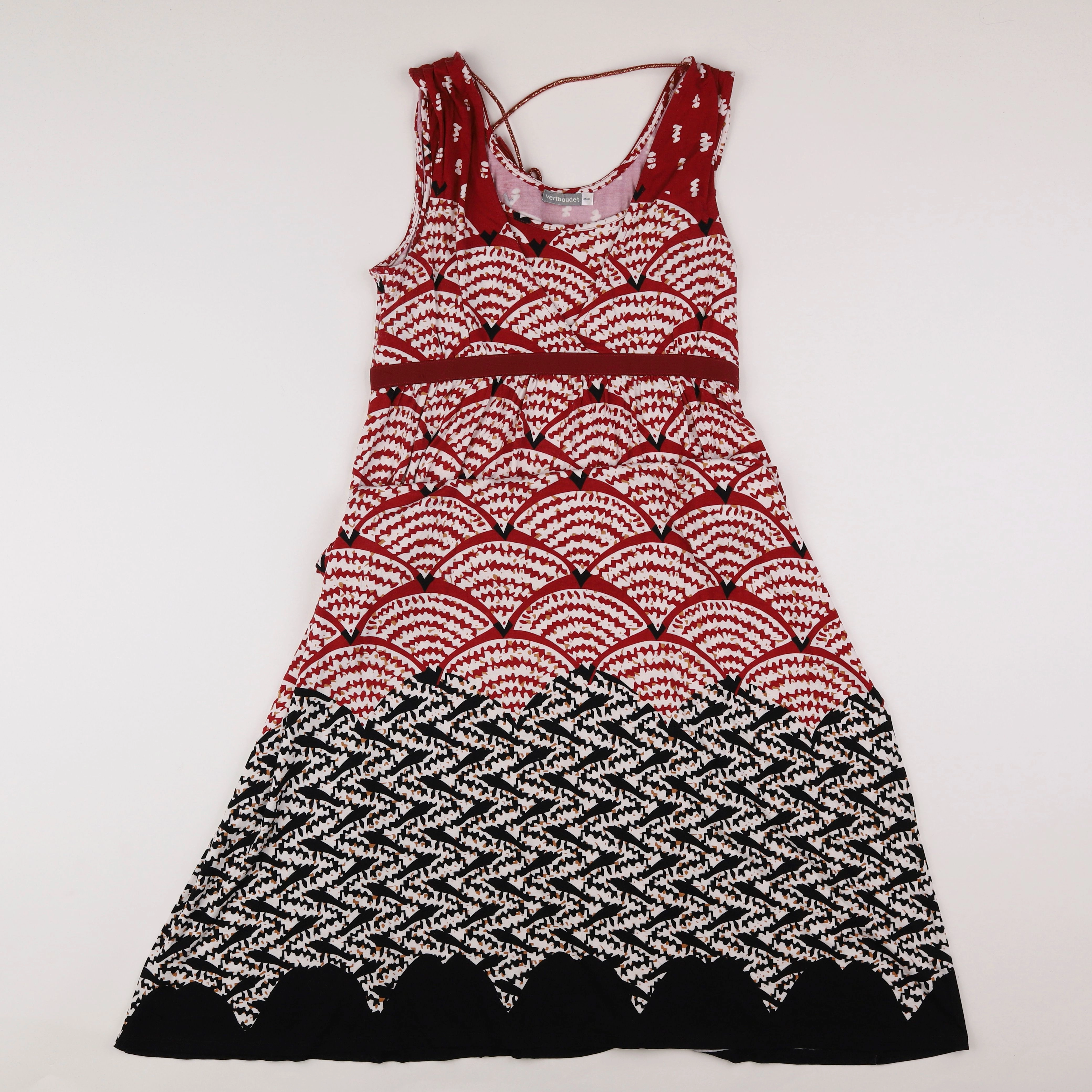 Vertbaudet - robe grossesse rouge - 34 à 36