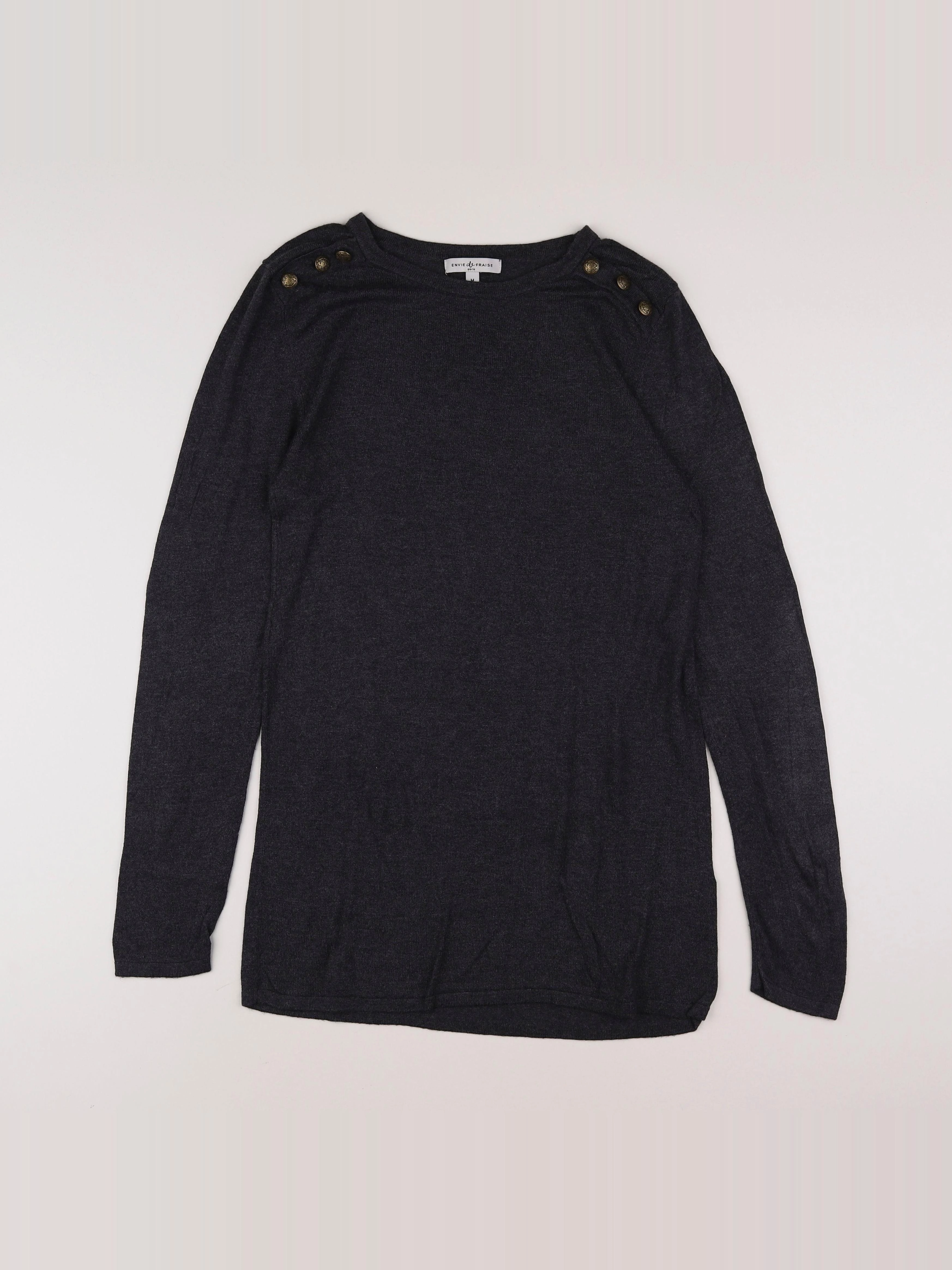 Envie de fraise - pull grossesse gris - 38
