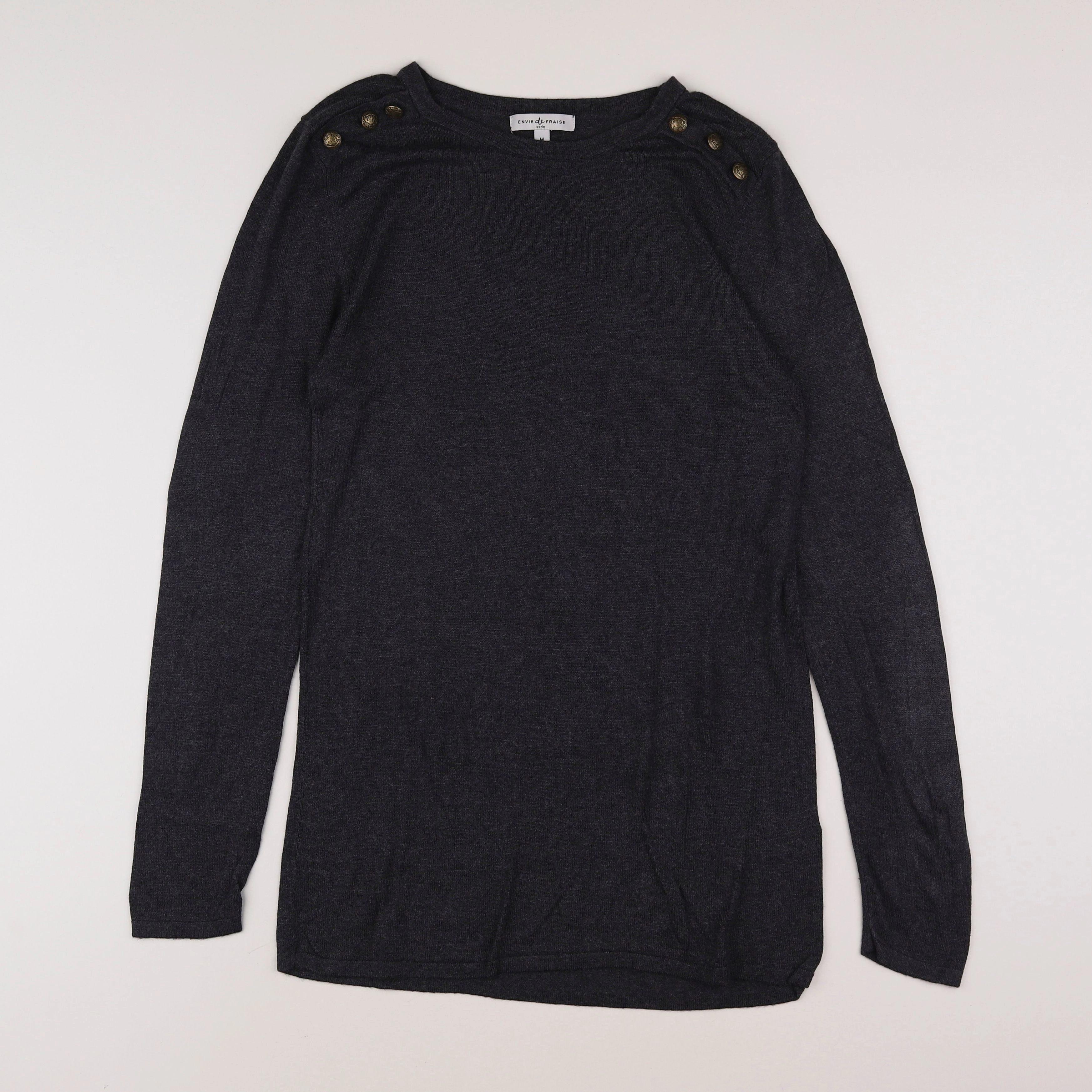 Envie de fraise - pull grossesse gris - 38