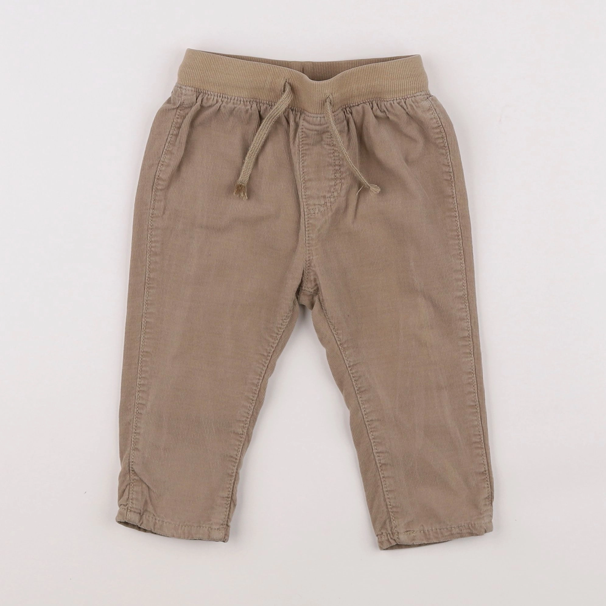 H&M - pantalon doublé beige - 6/9 mois