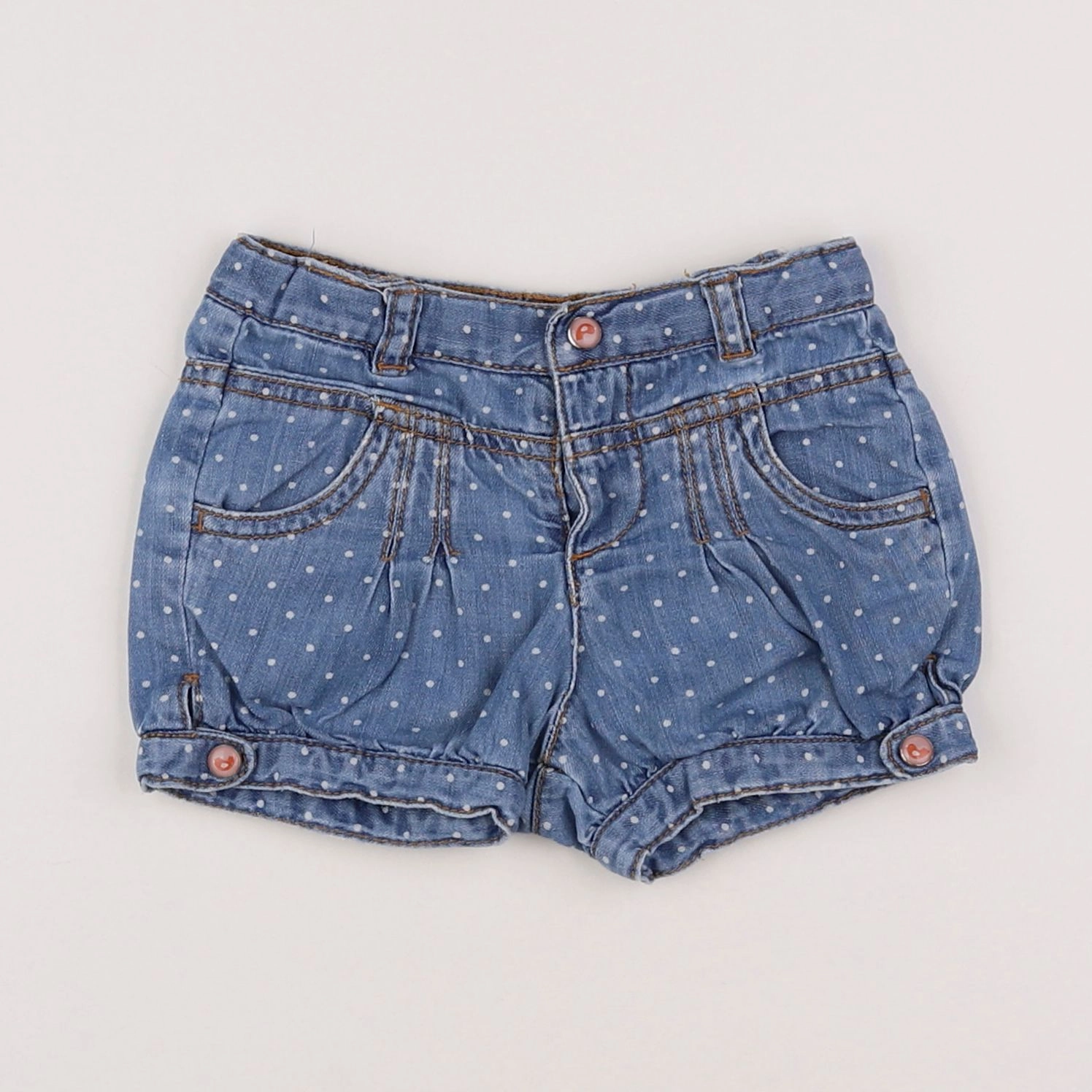Vertbaudet - short bleu - 2 ans