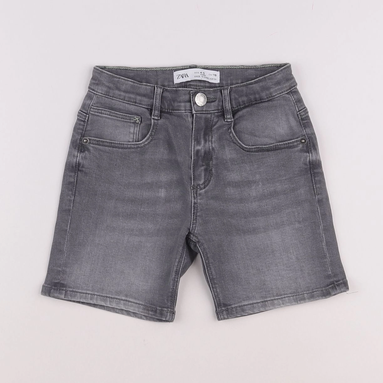 Zara - short gris - 4/5 ans