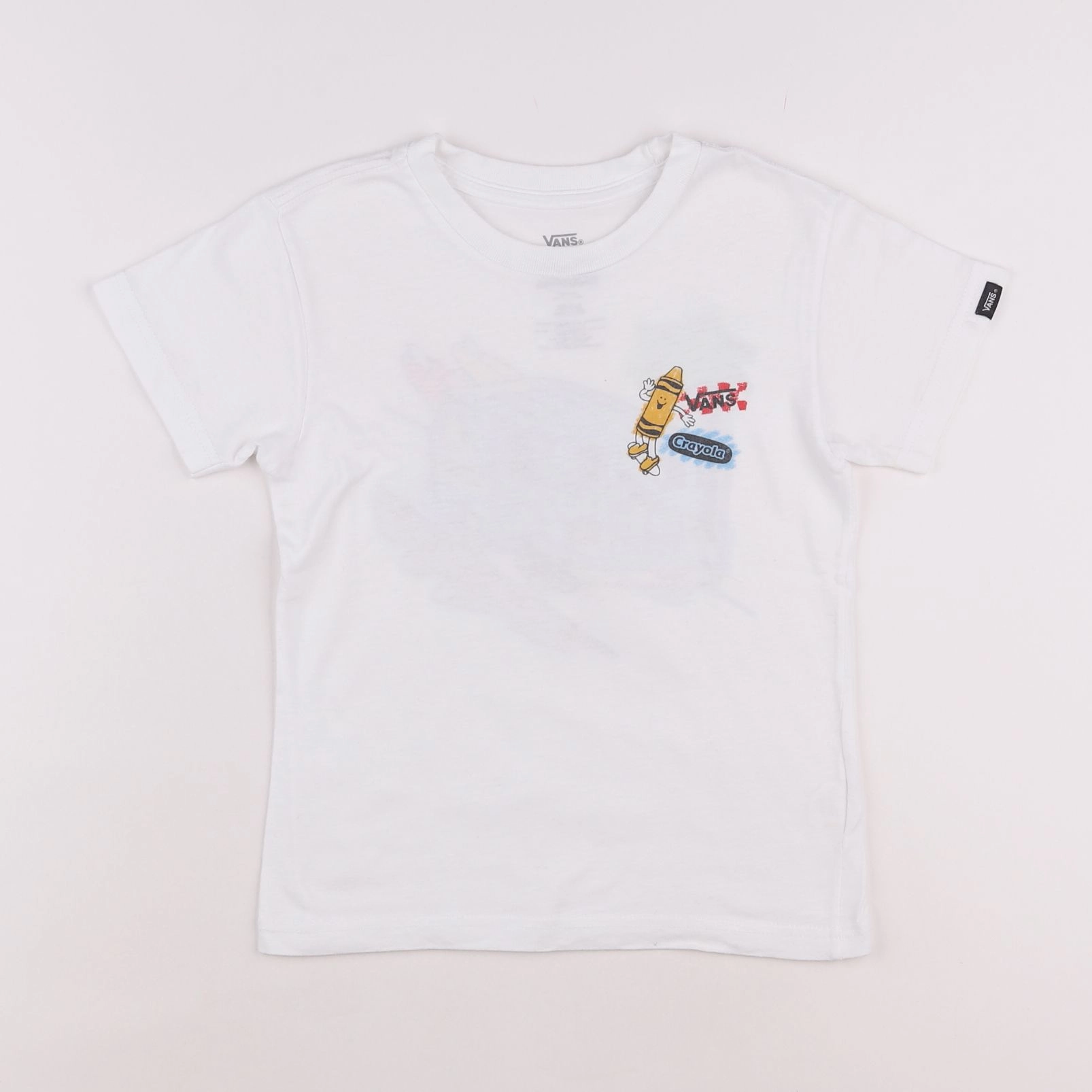 Vans - tee-shirt imprimé au dos blanc - 3 ans