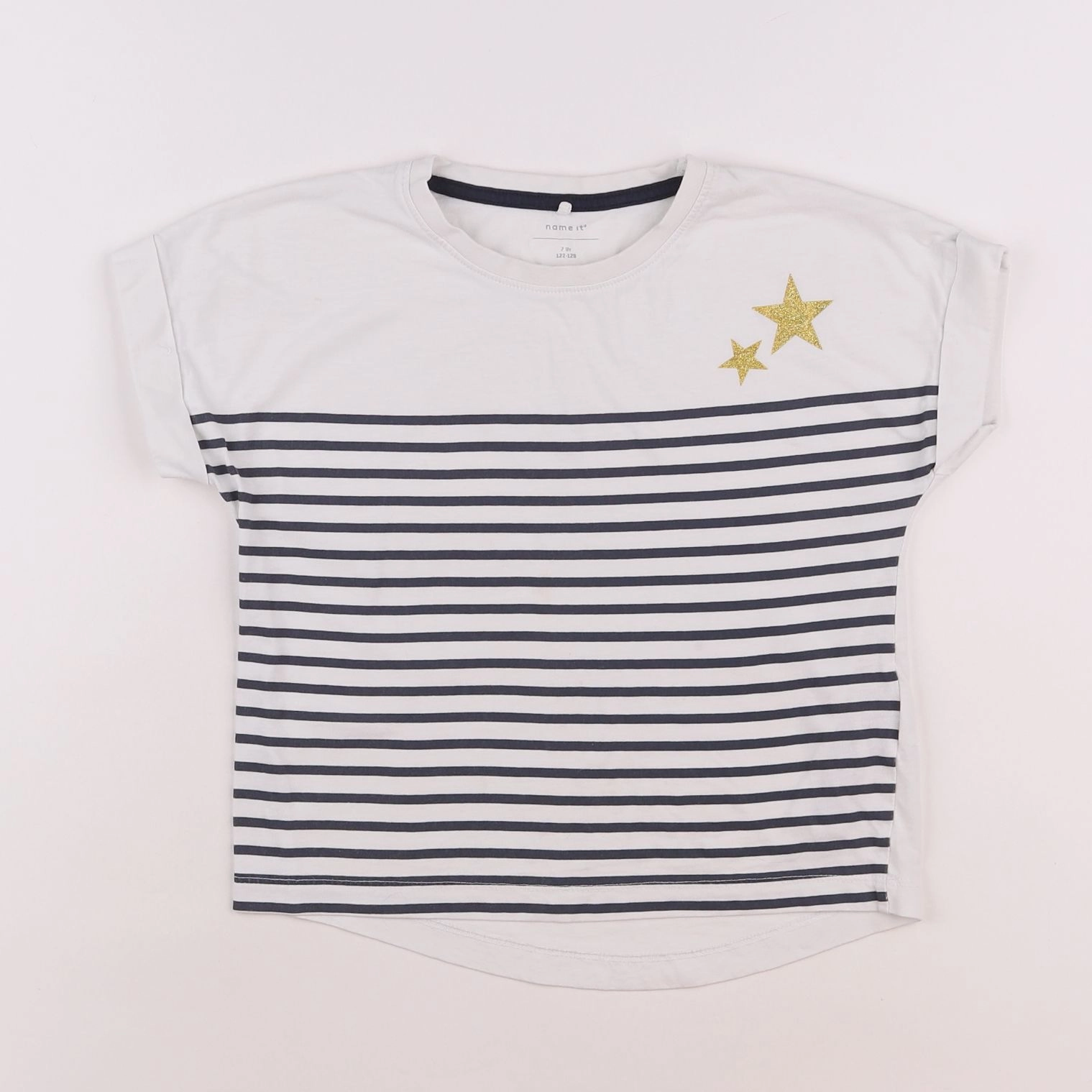 Name it - tee-shirt blanc - 7/8 ans