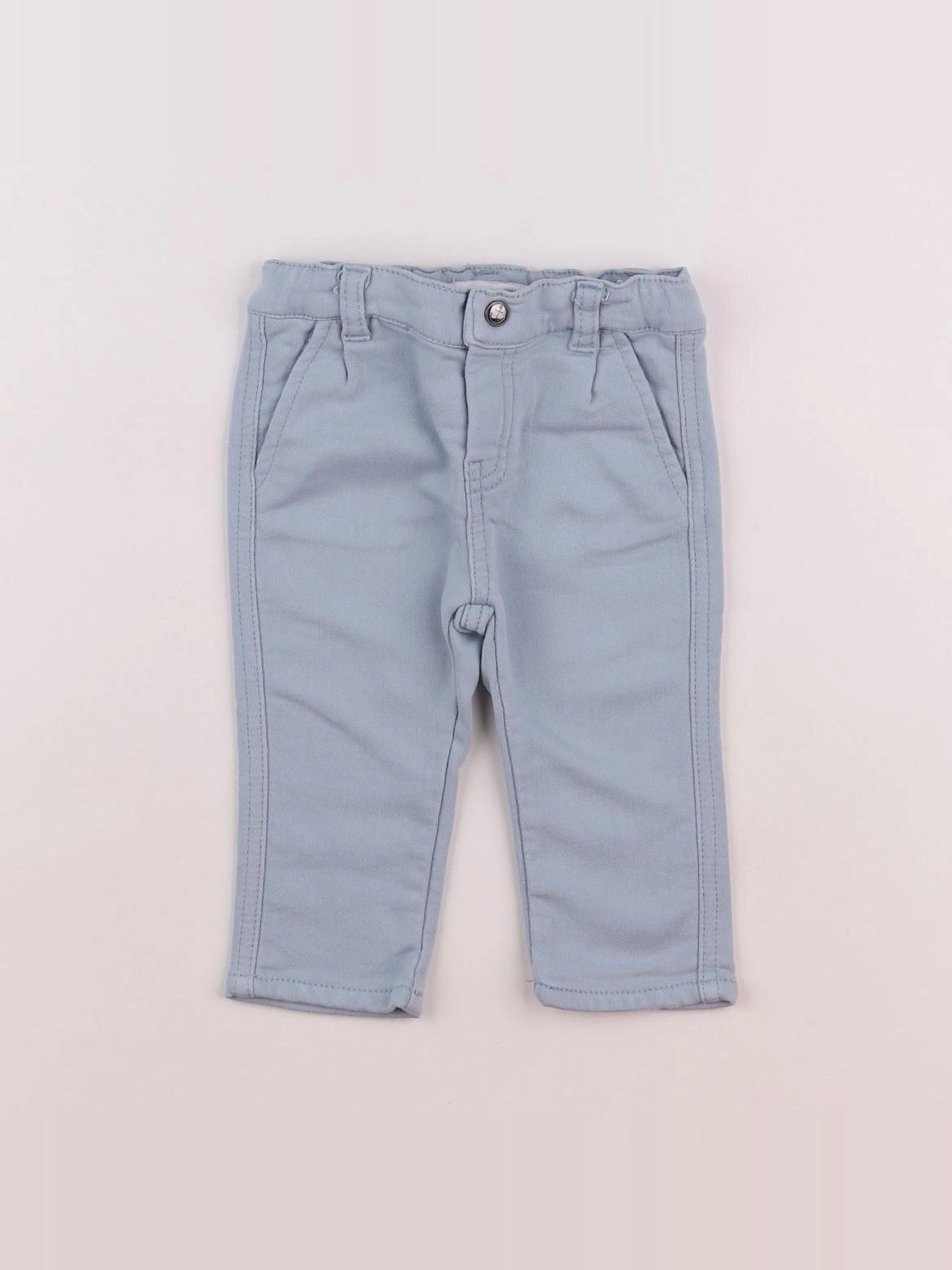 Vertbaudet - pantalon bleu - 6 mois