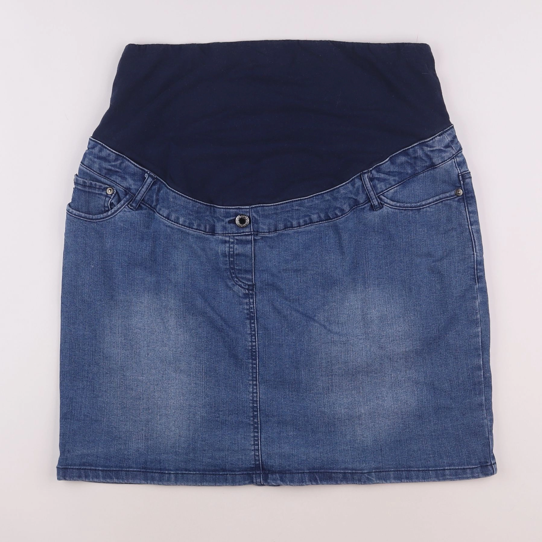 Vertbaudet - jupe grossesse bleu - 46