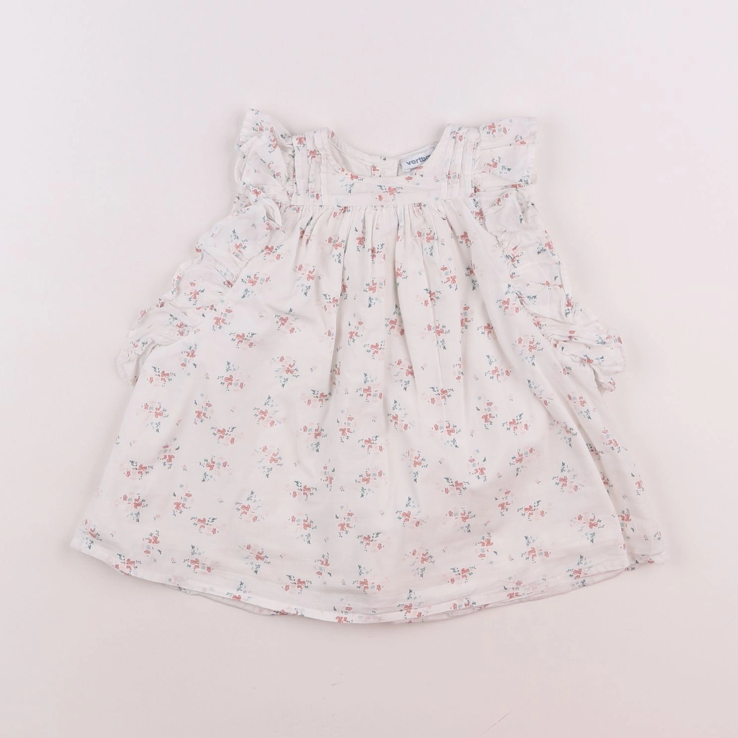 Vertbaudet - robe blanc - 6 mois