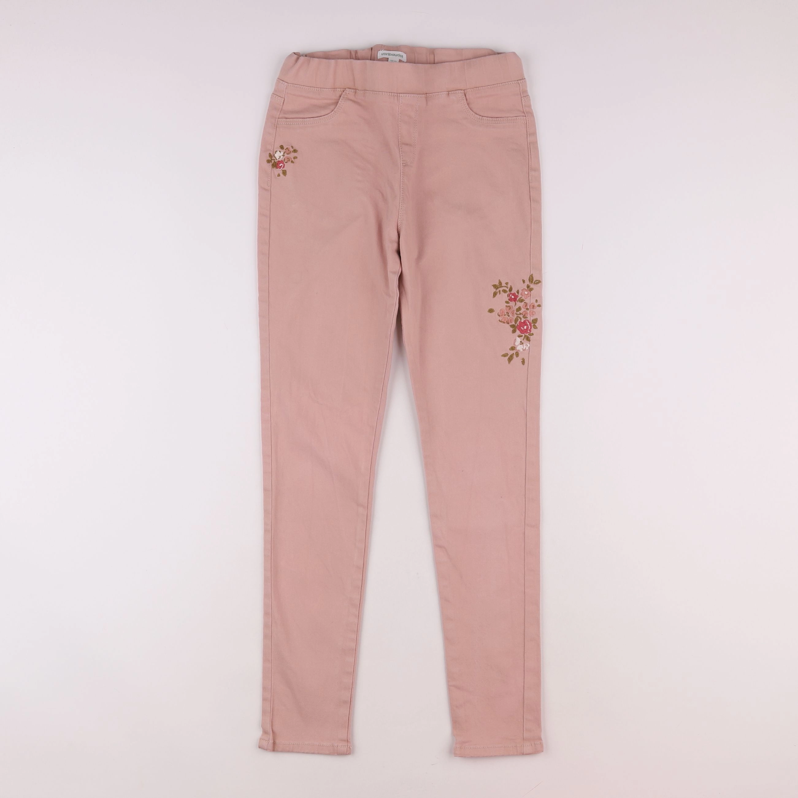 Vertbaudet - jegging rose - 12 ans