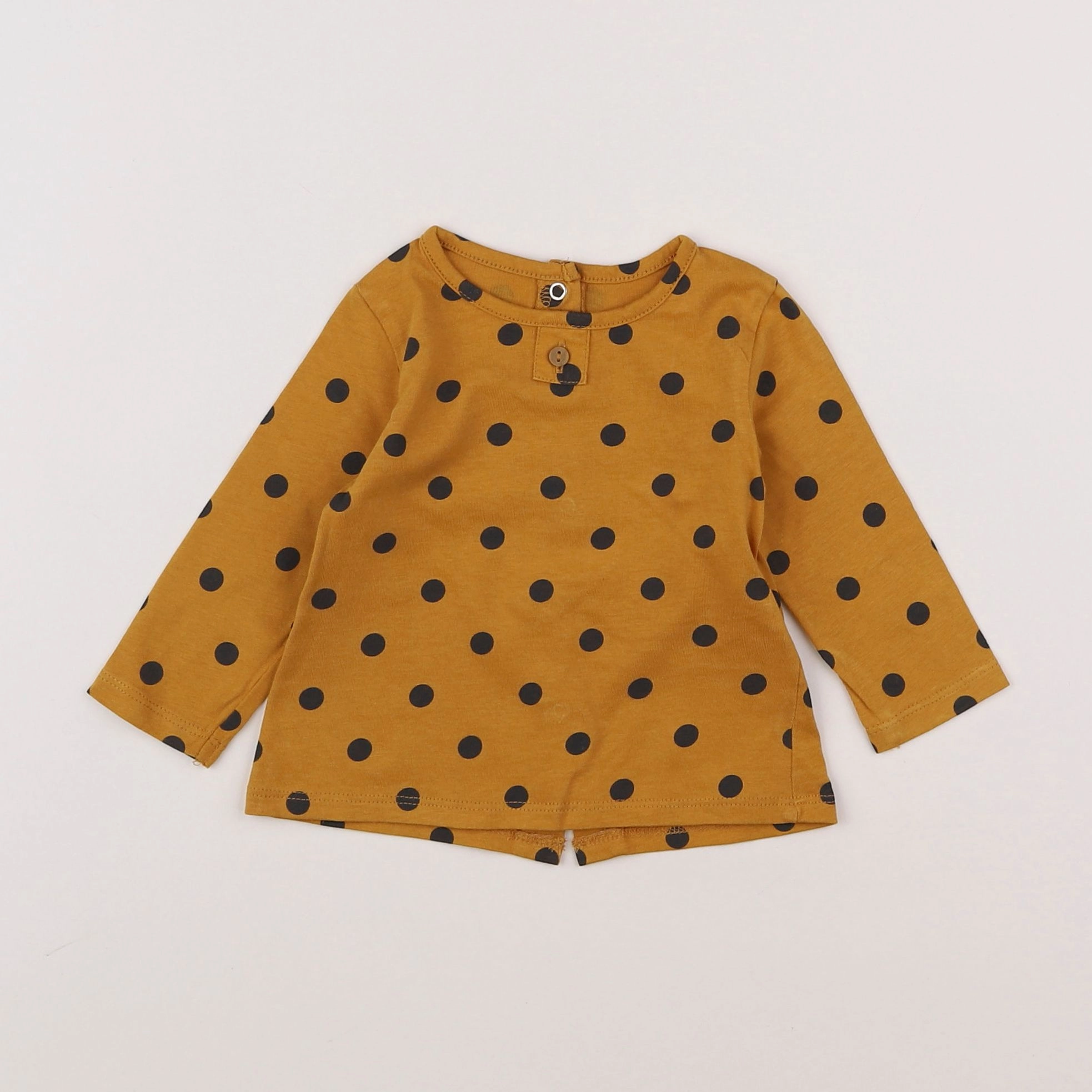 Vertbaudet - tee-shirt jaune - 3 mois