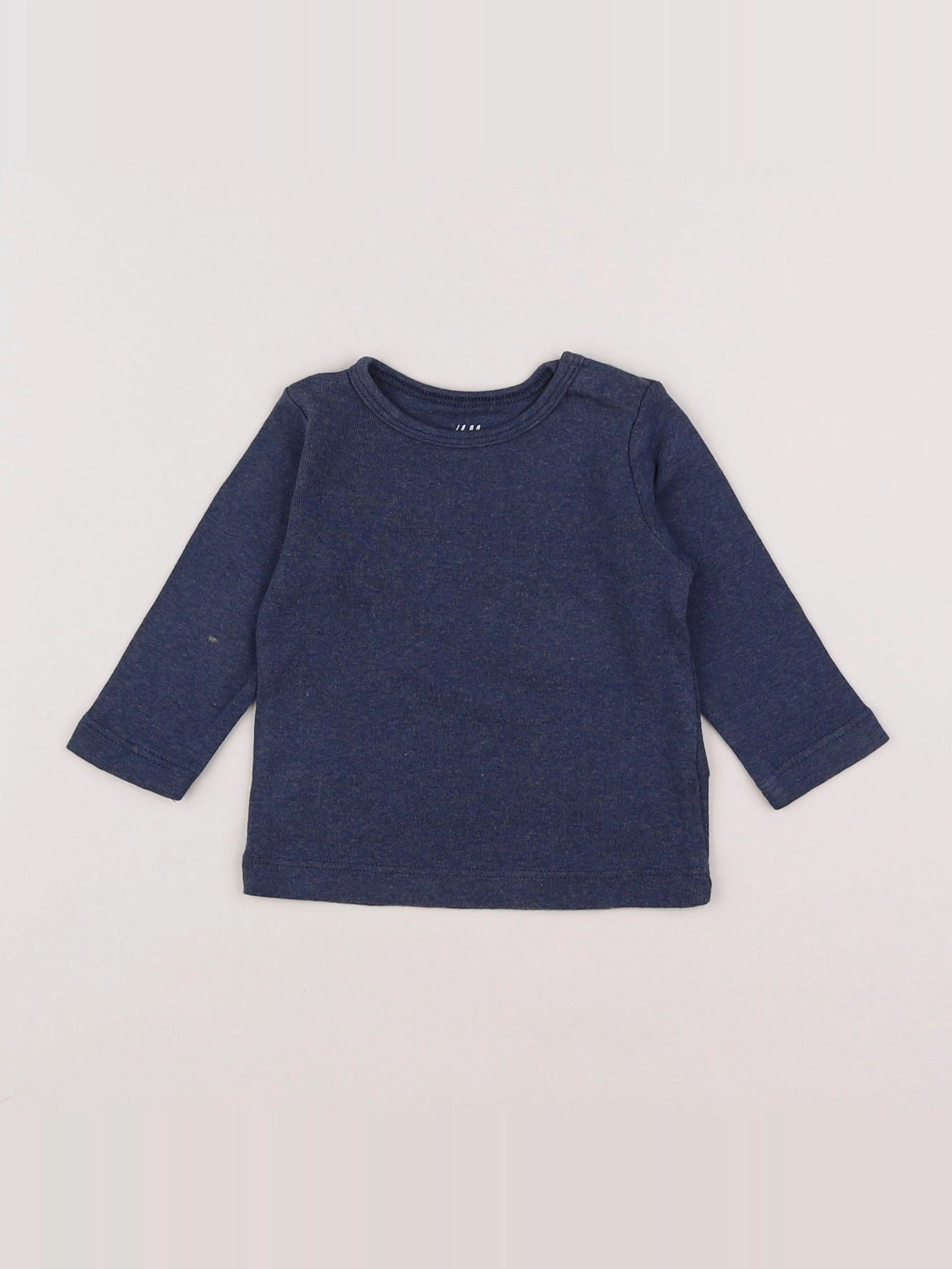 H&M - tee-shirt bleu - 3 mois