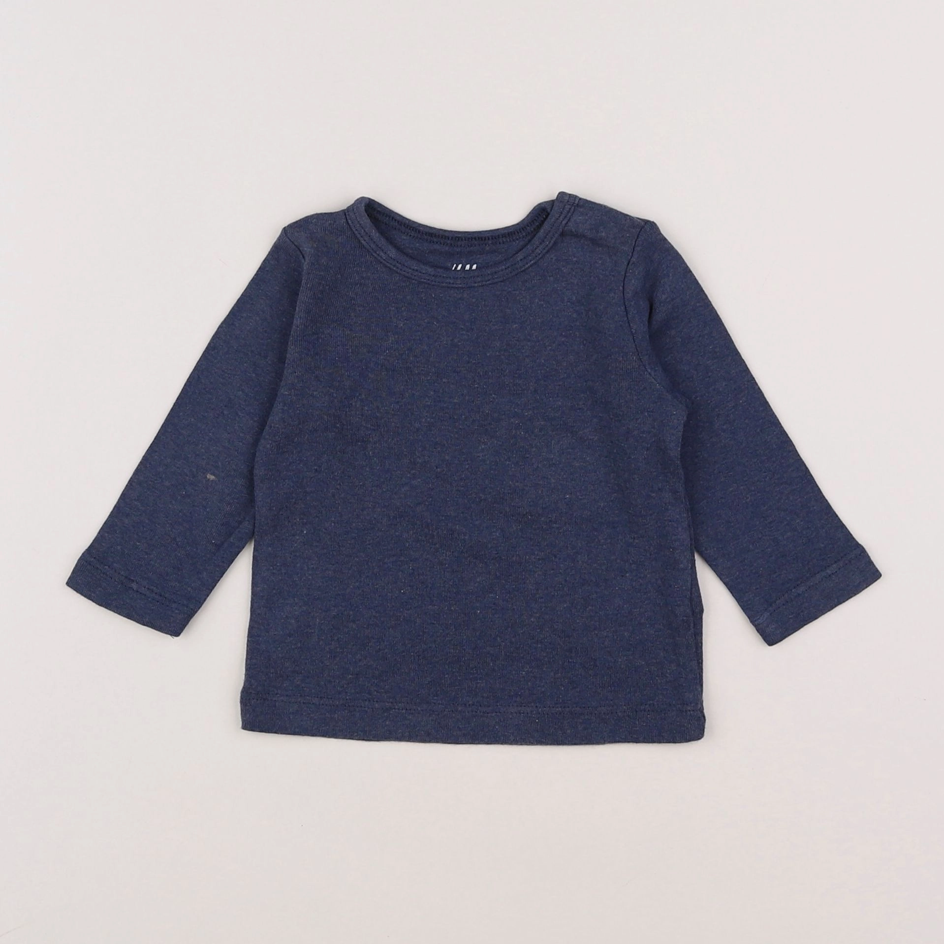 H&M - tee-shirt bleu - 3 mois