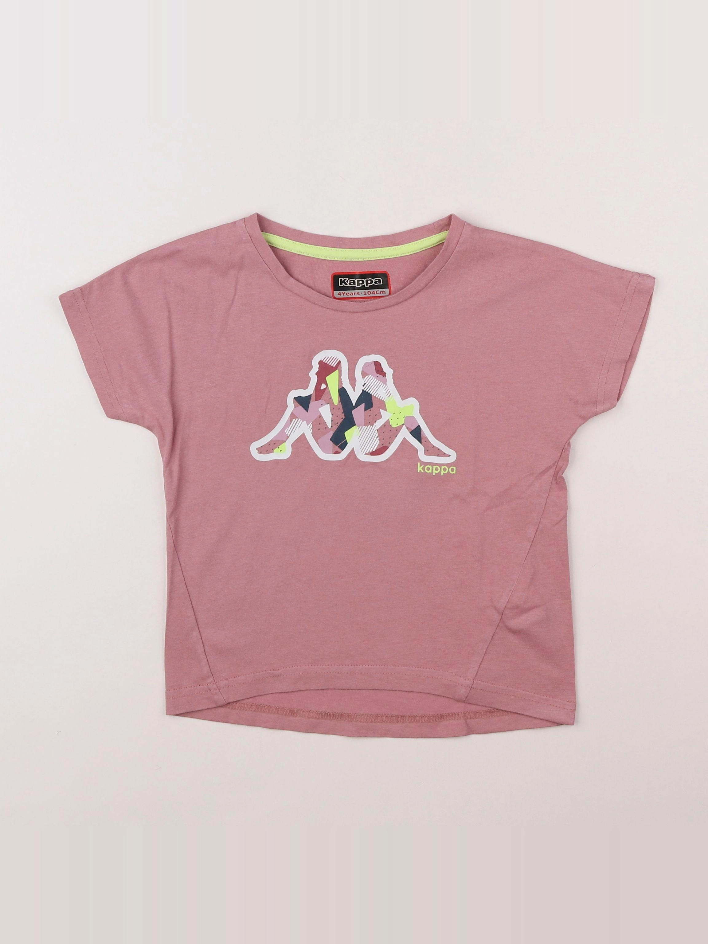 Kappa - tee-shirt rose - 4 ans