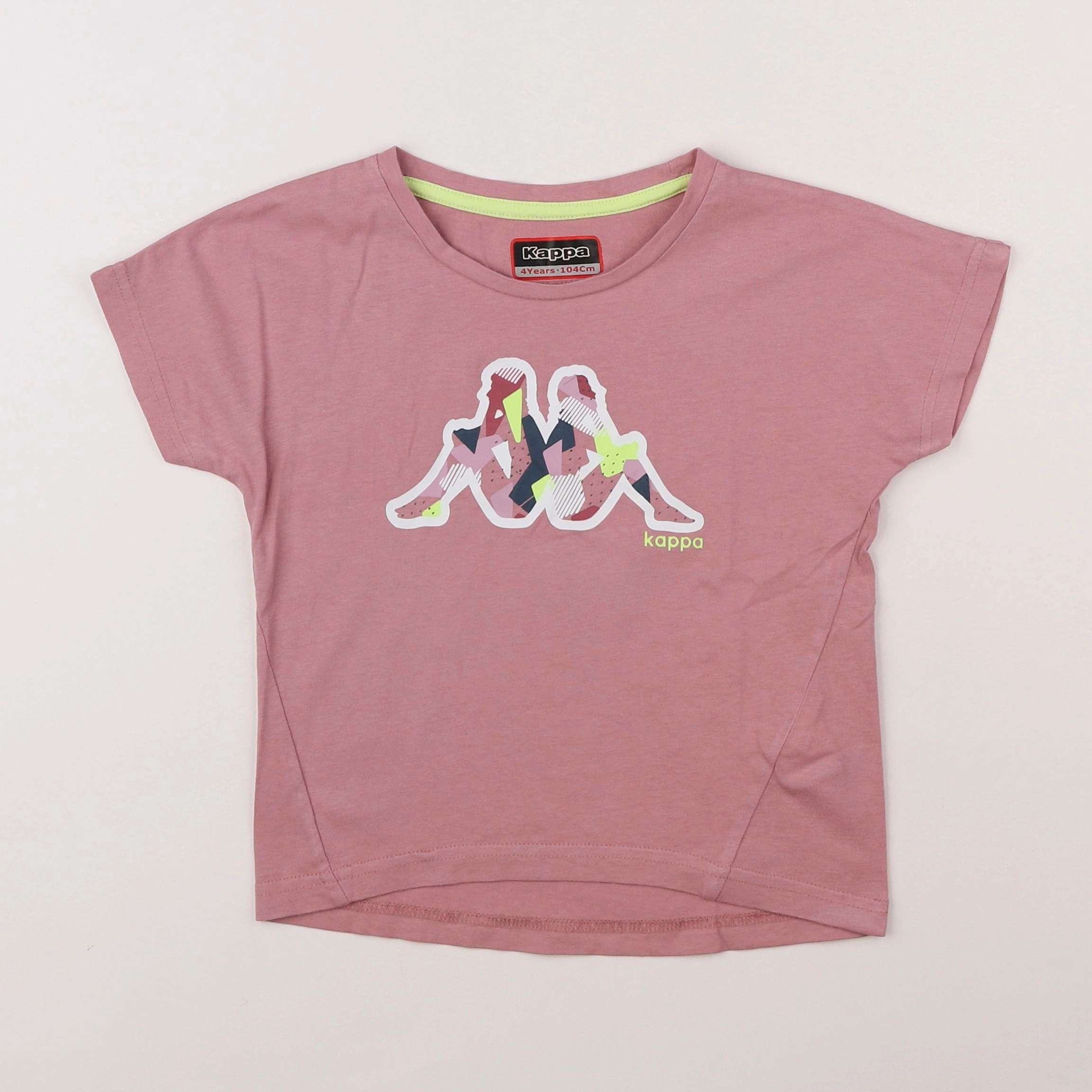 Kappa - tee-shirt rose - 4 ans