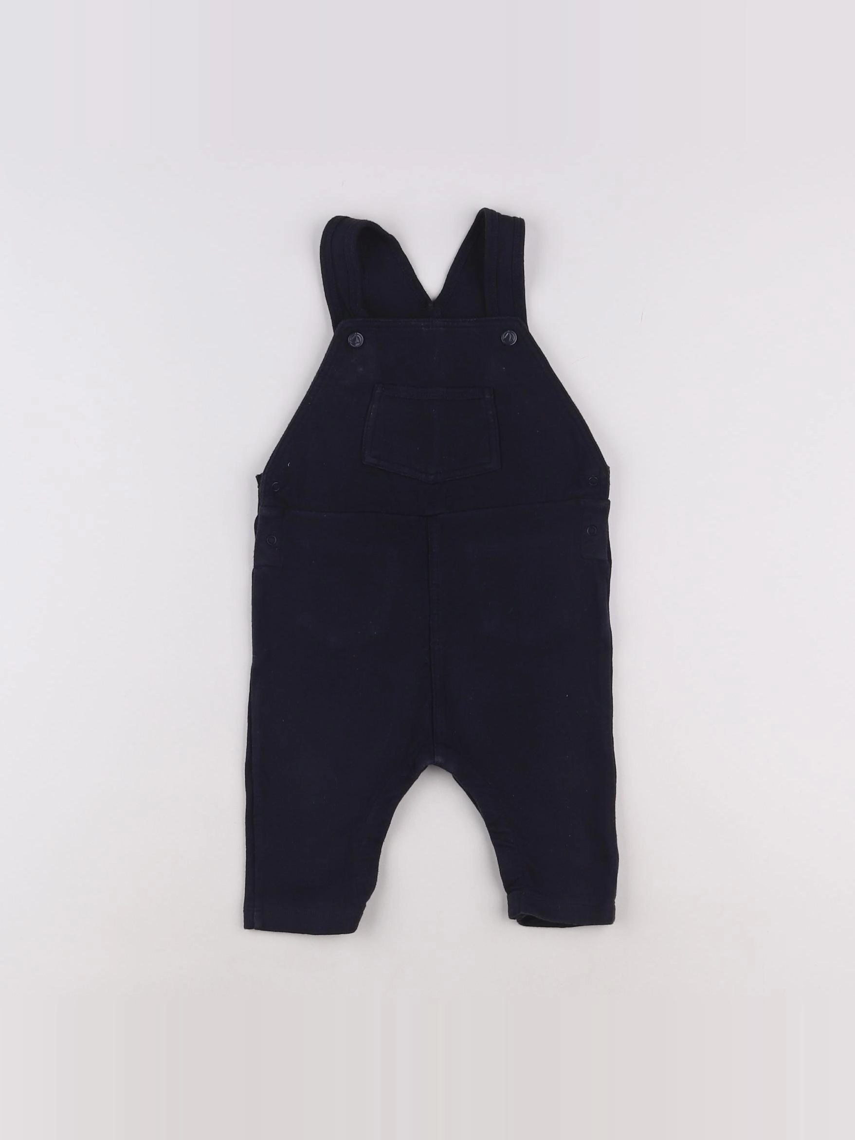 Petit Bateau - salopette bleu - 12 mois