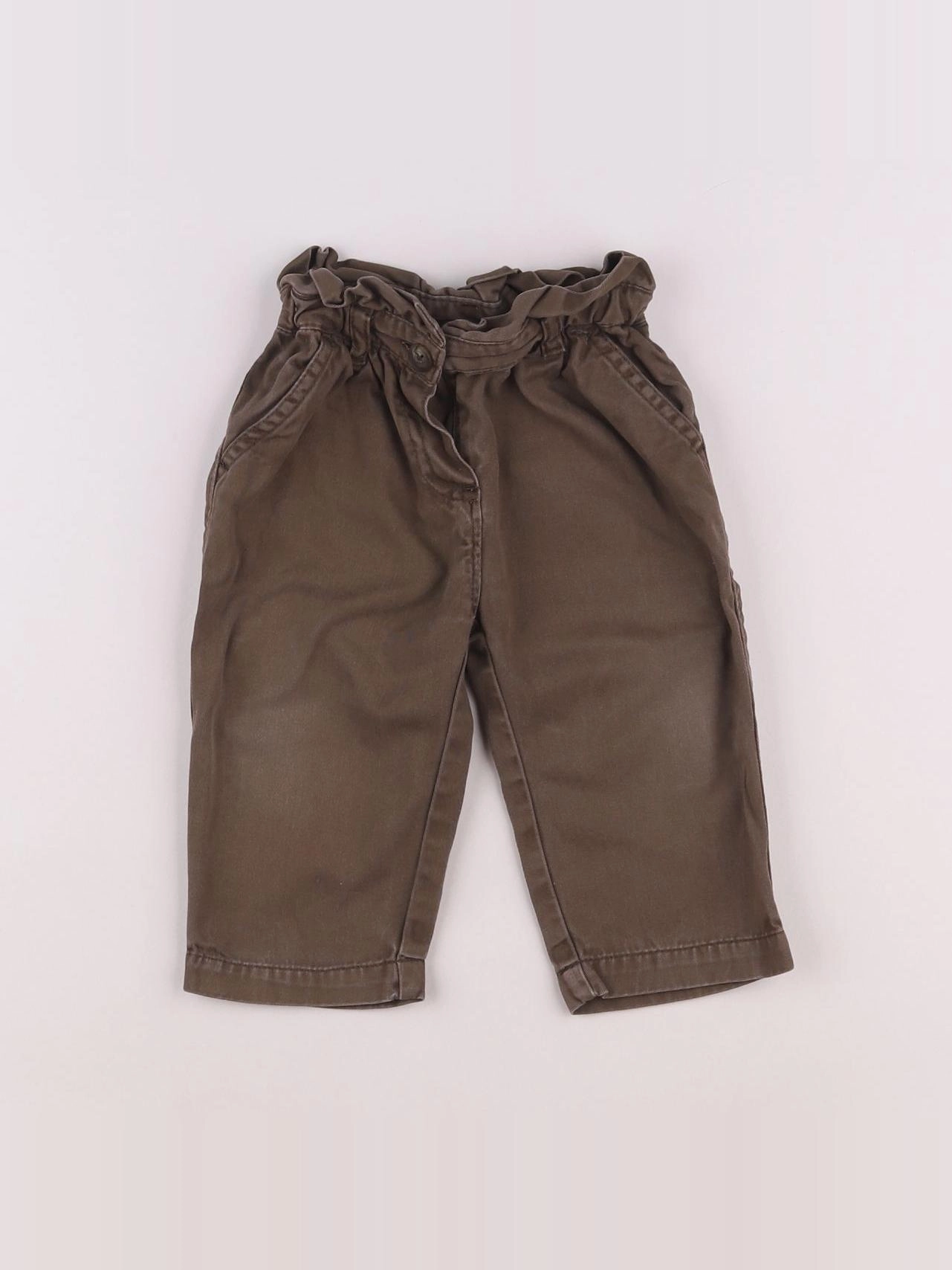 Petit Bateau - pantalon marron - 12 mois