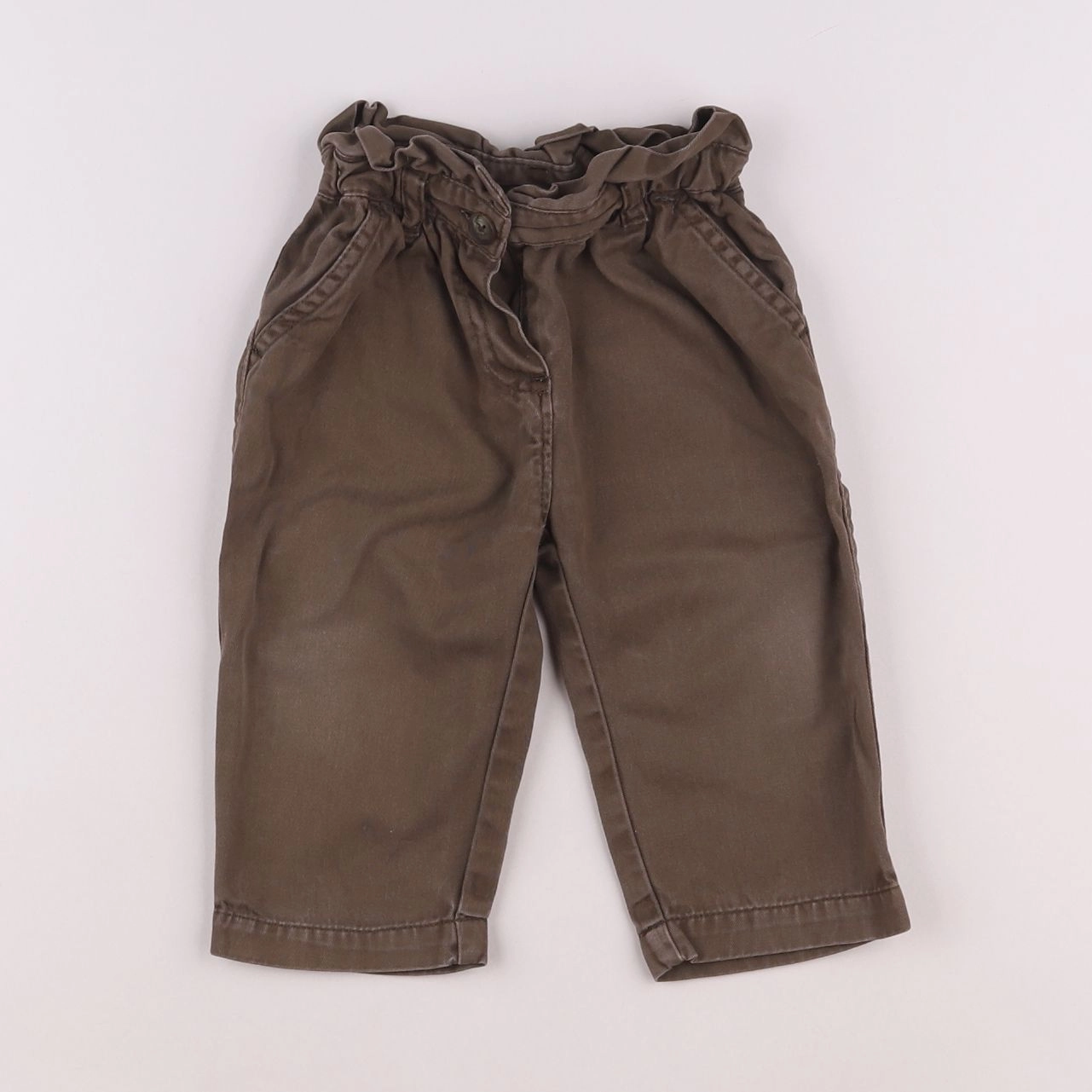 Petit Bateau - pantalon marron - 12 mois