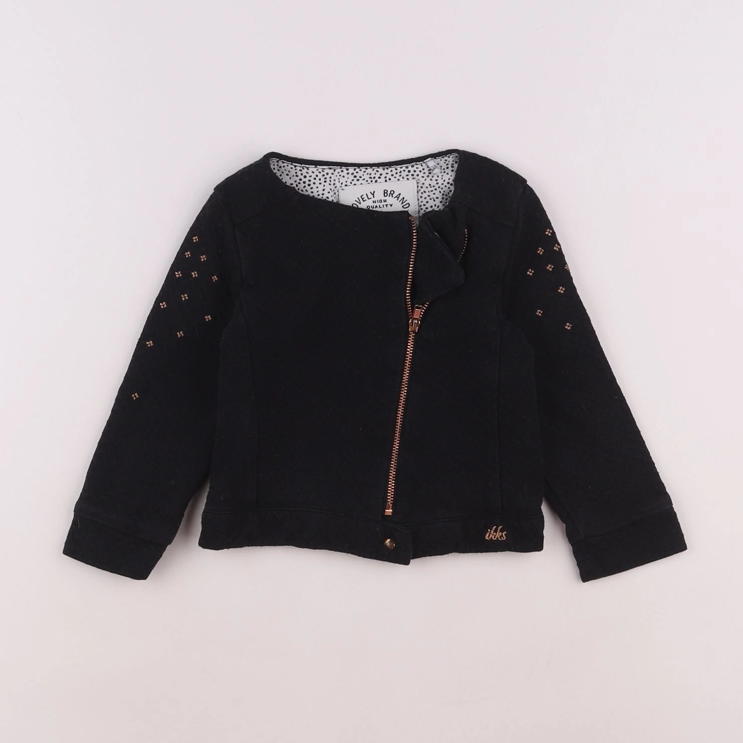 IKKS - veste noir - 2 ans