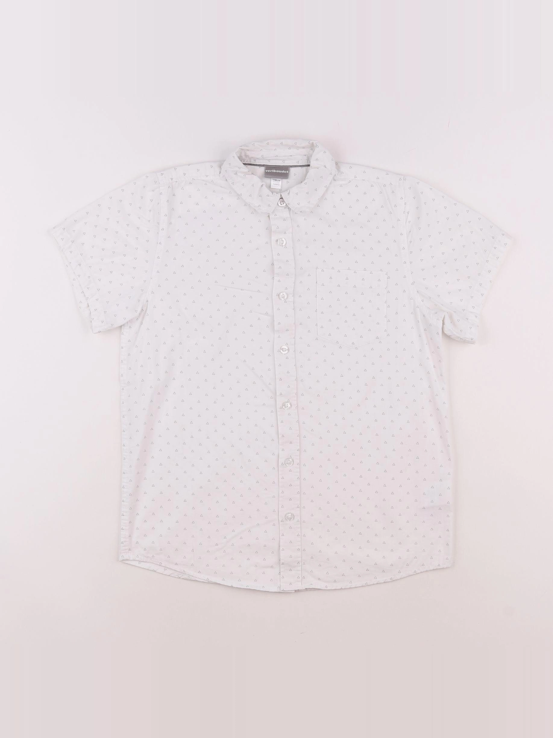 Vertbaudet - chemise blanc - 10 ans