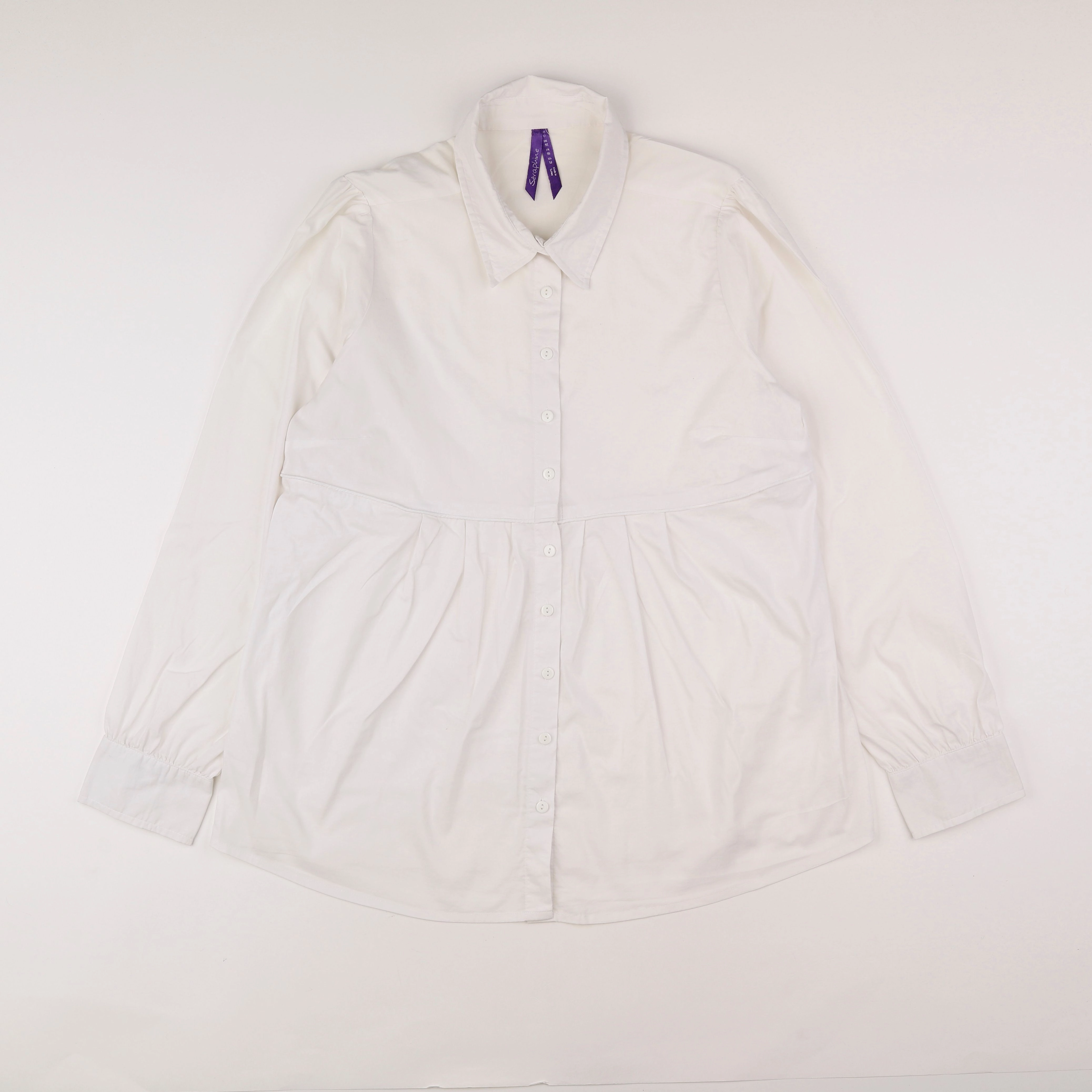 Seraphine - chemise grossesse blanc - 44