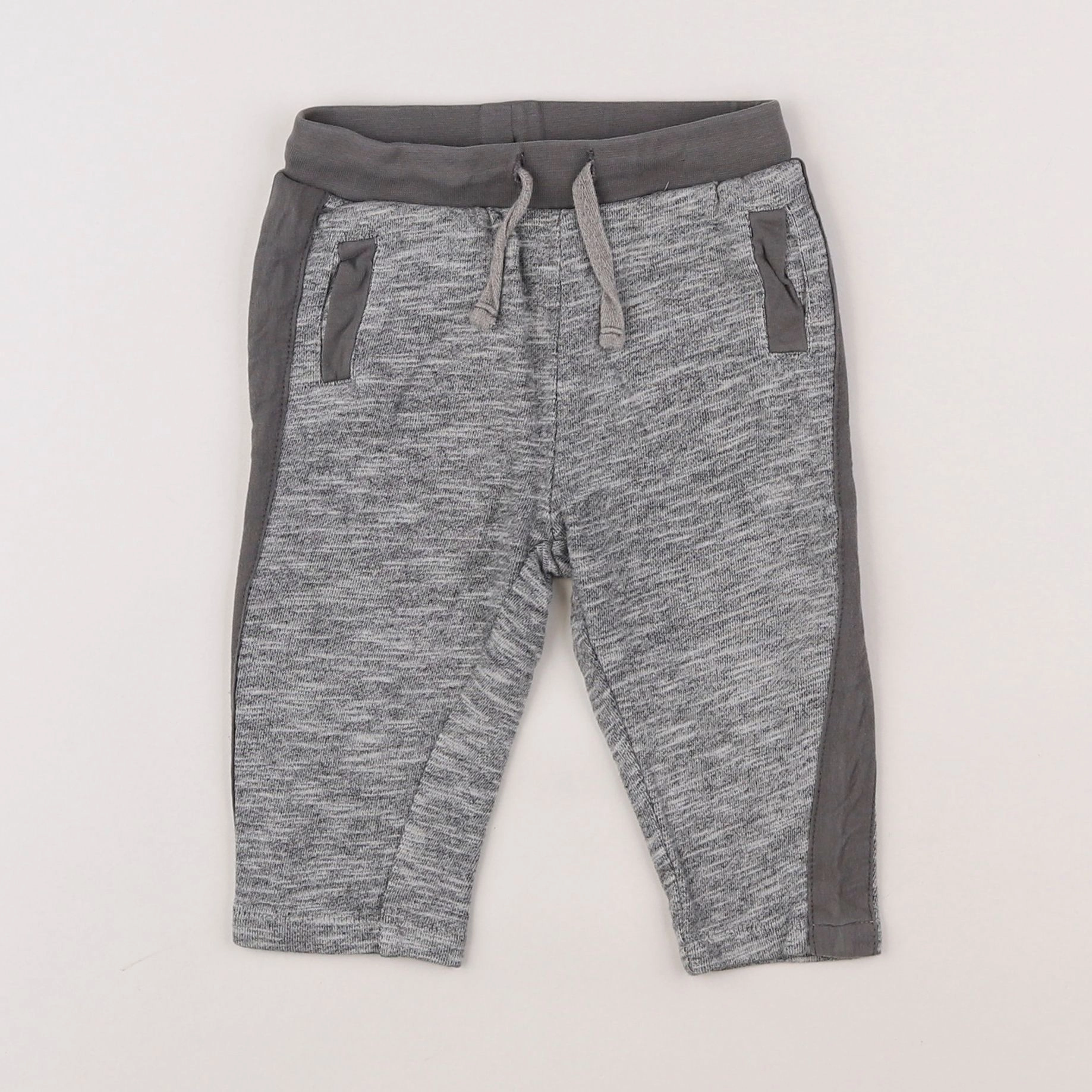 Vertbaudet - pantalon gris - 12 mois