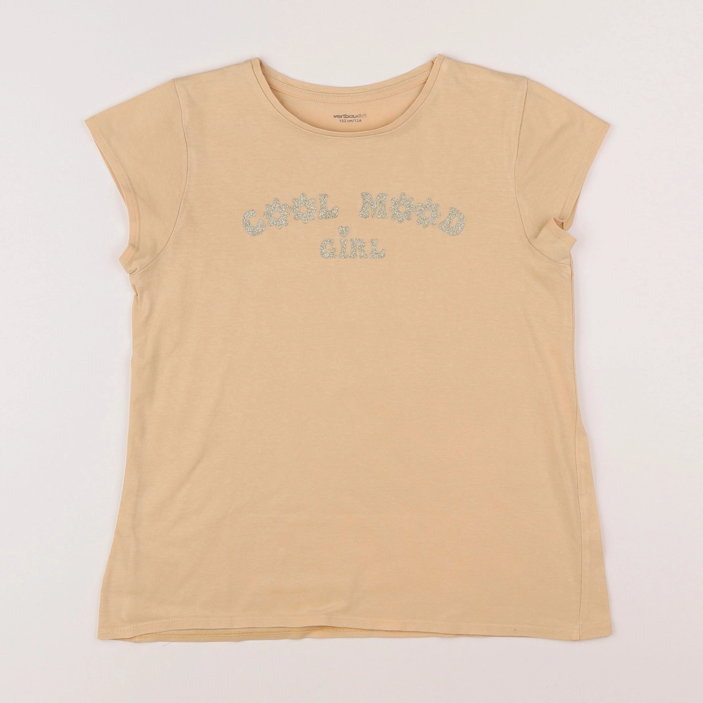 Vertbaudet - tee-shirt orange - 12 ans
