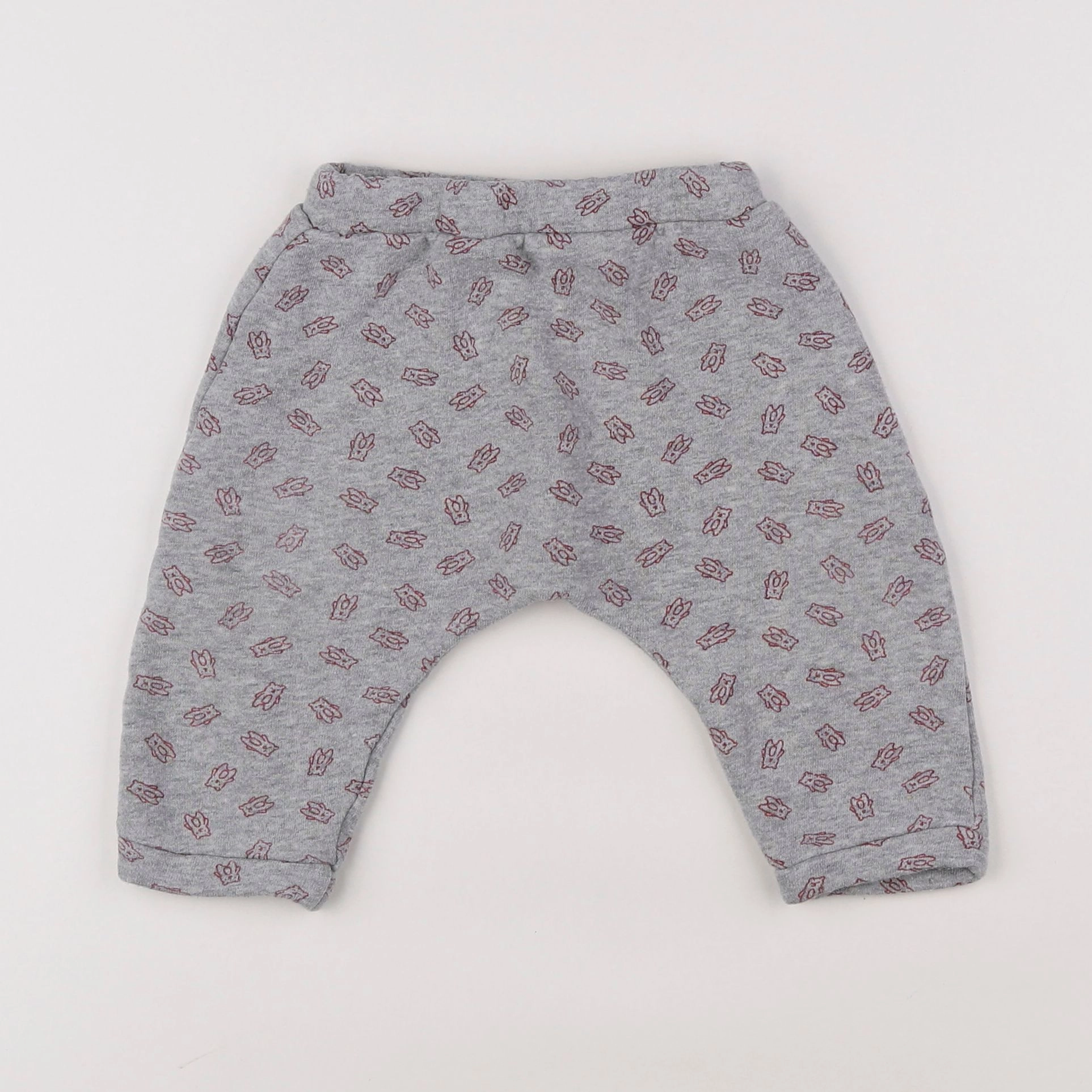 Boutchou - sarouel gris - 9 mois