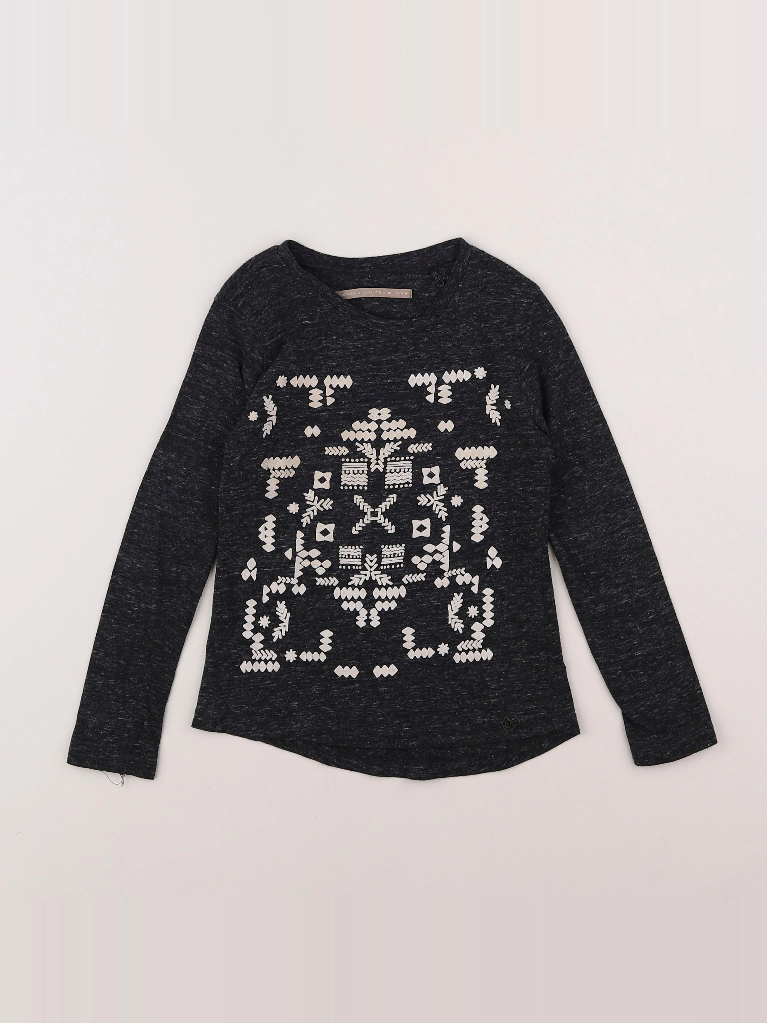 IKKS - tee-shirt gris - 6 ans
