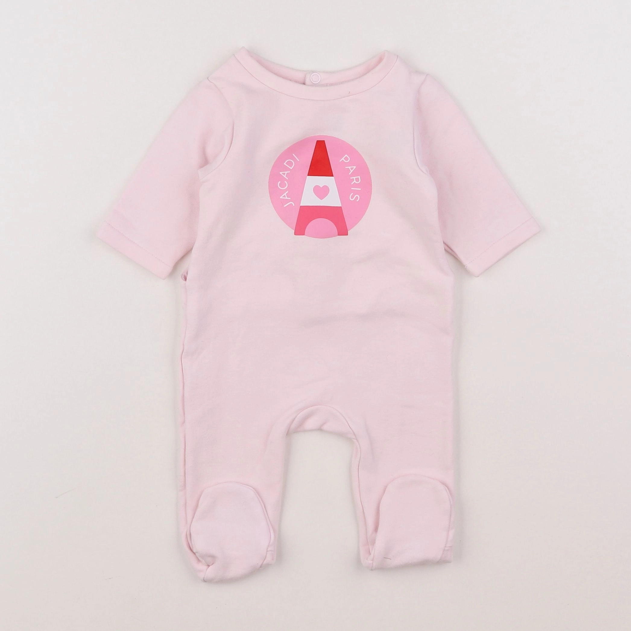 Jacadi - pyjama coton rose - 3 mois