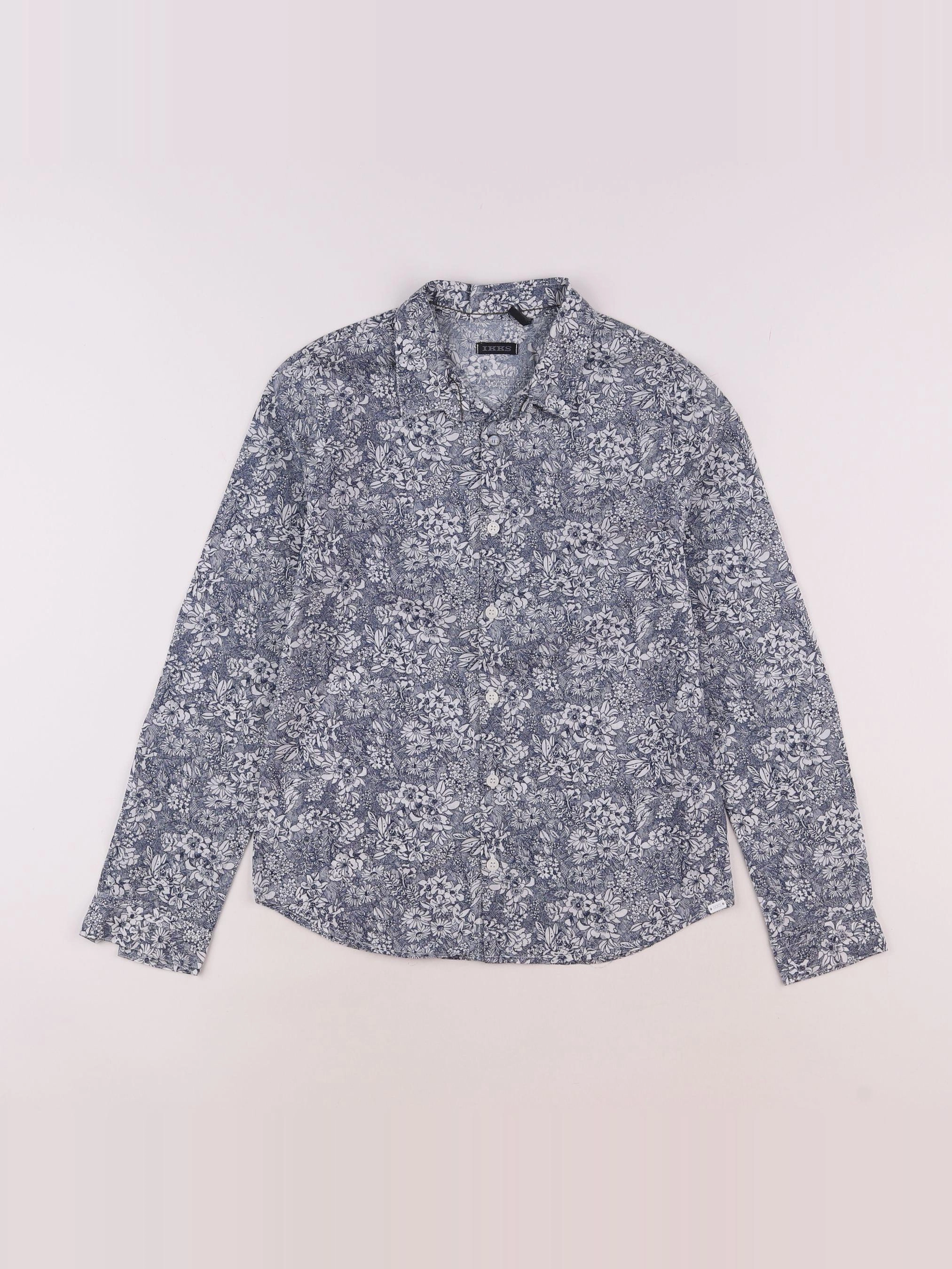 IKKS - chemise bleu - 10 ans