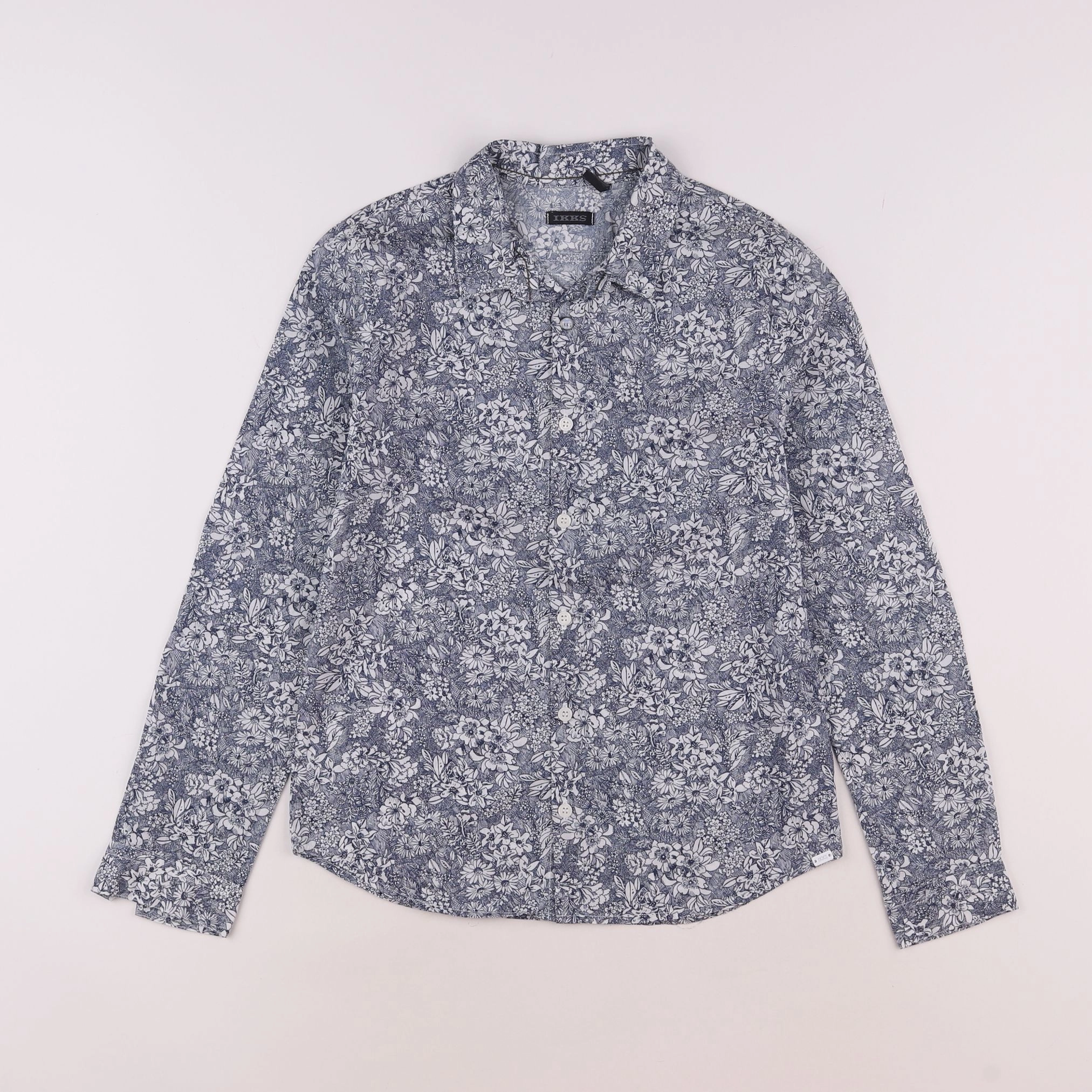 IKKS - chemise bleu - 10 ans