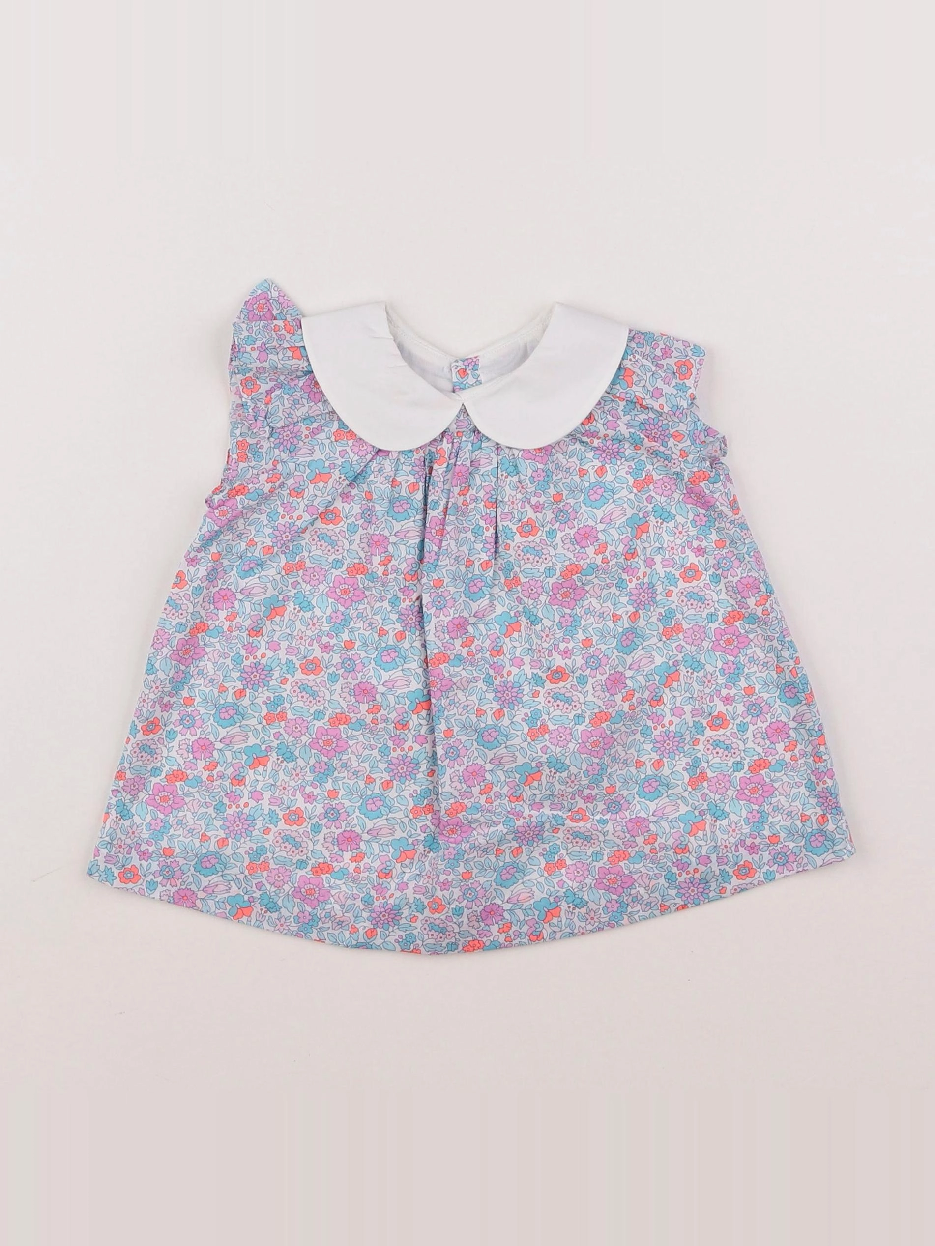 Jacadi - robe liberty multicolore - 3 mois