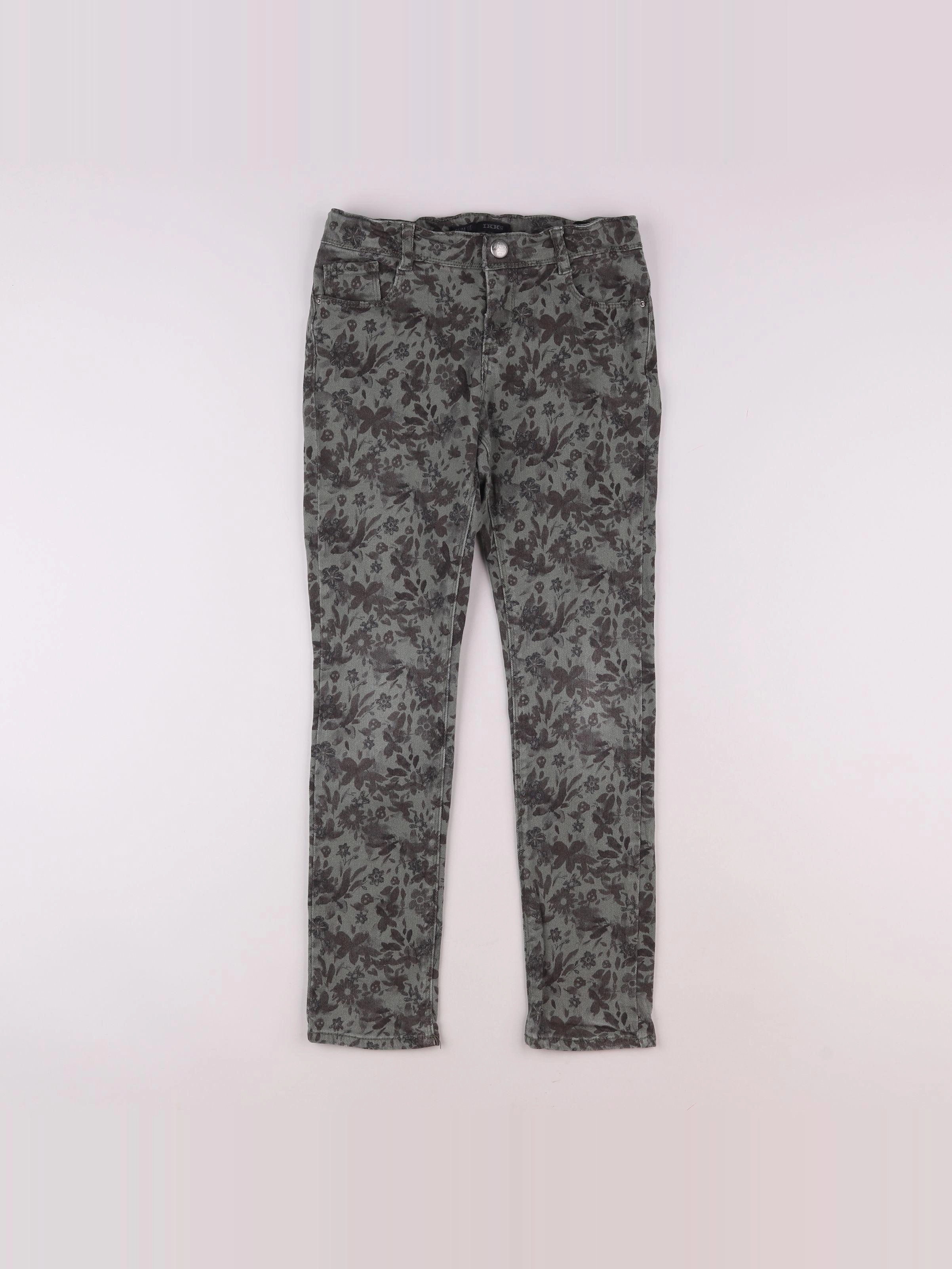 IKKS - jean vert - 10 ans