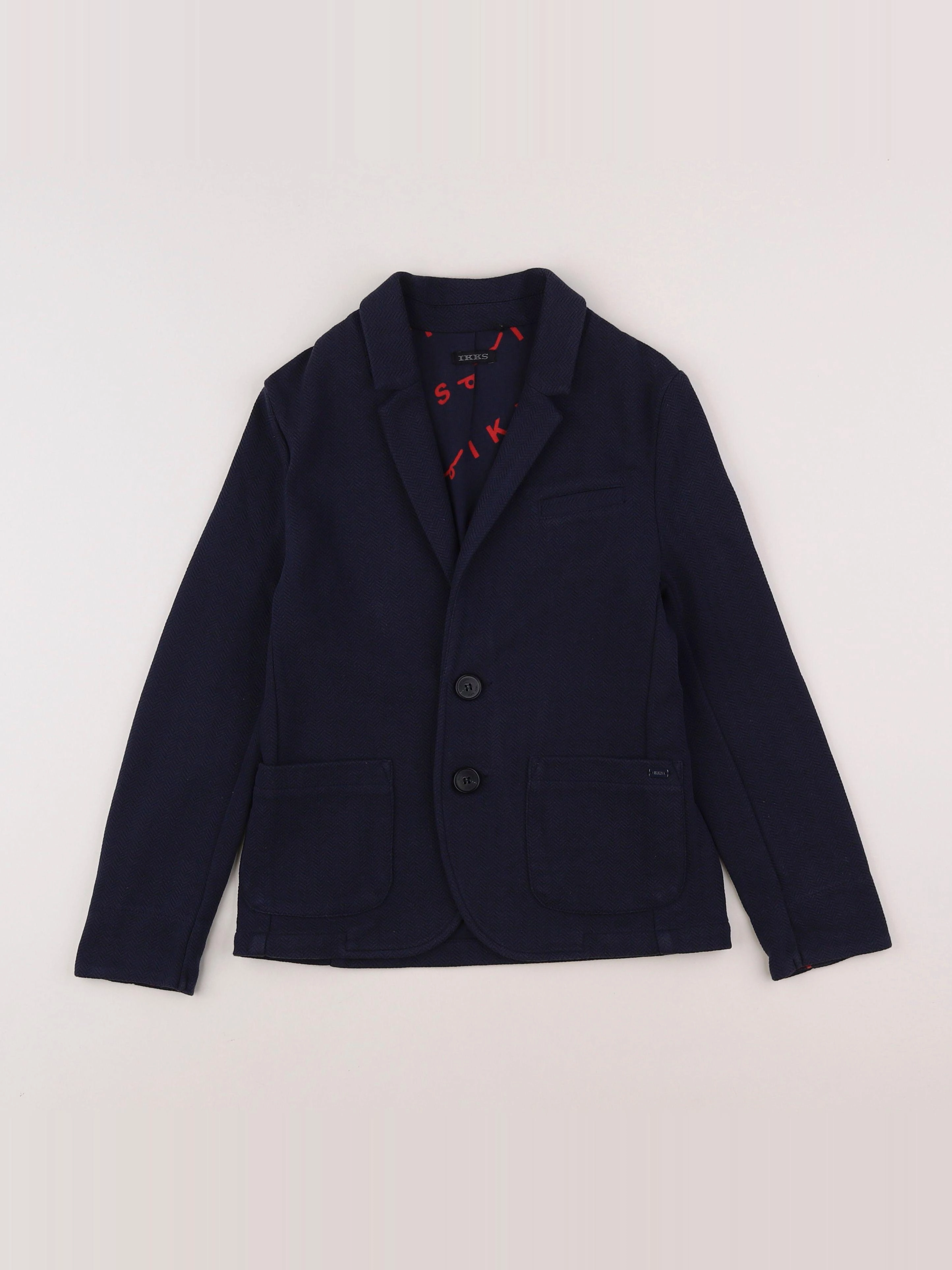 IKKS - veste bleu - 8 ans