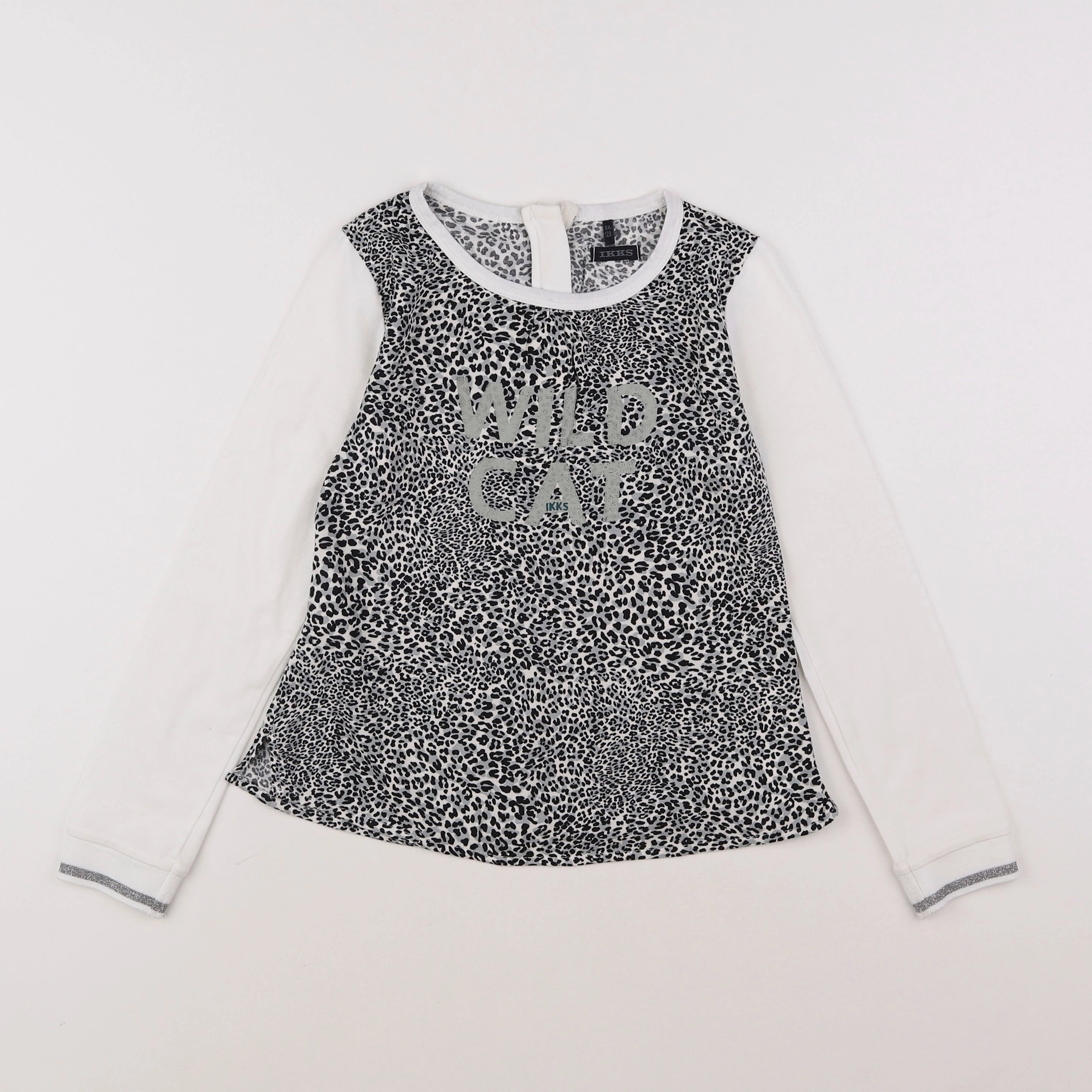 IKKS - tee-shirt blanc - 8 ans