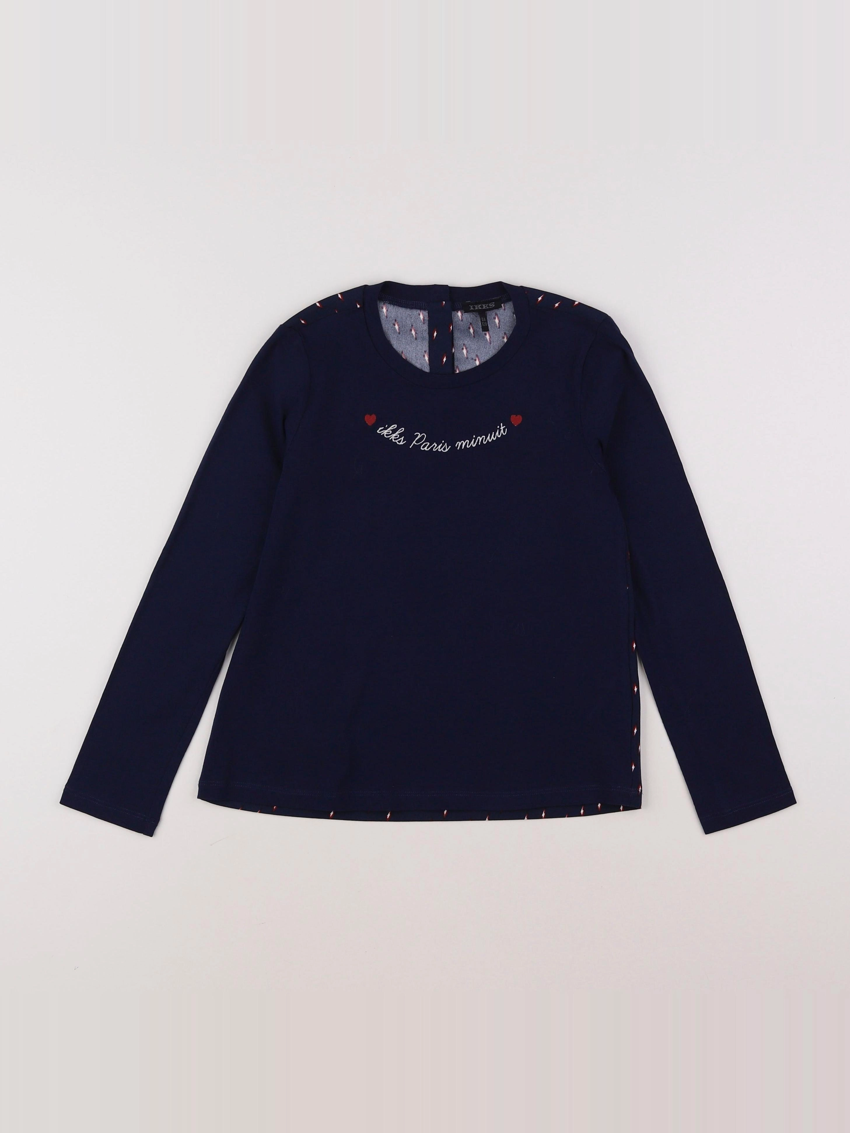 IKKS - tee-shirt bleu - 8 ans