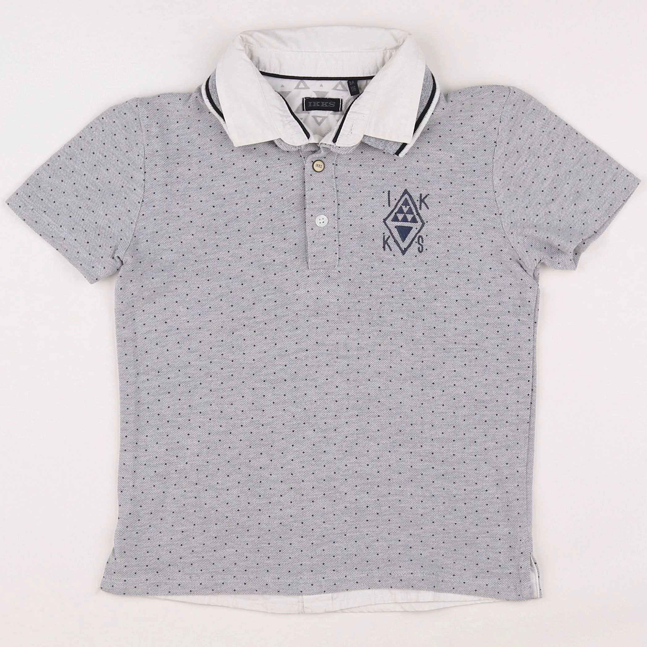 IKKS - polo gris - 6 ans