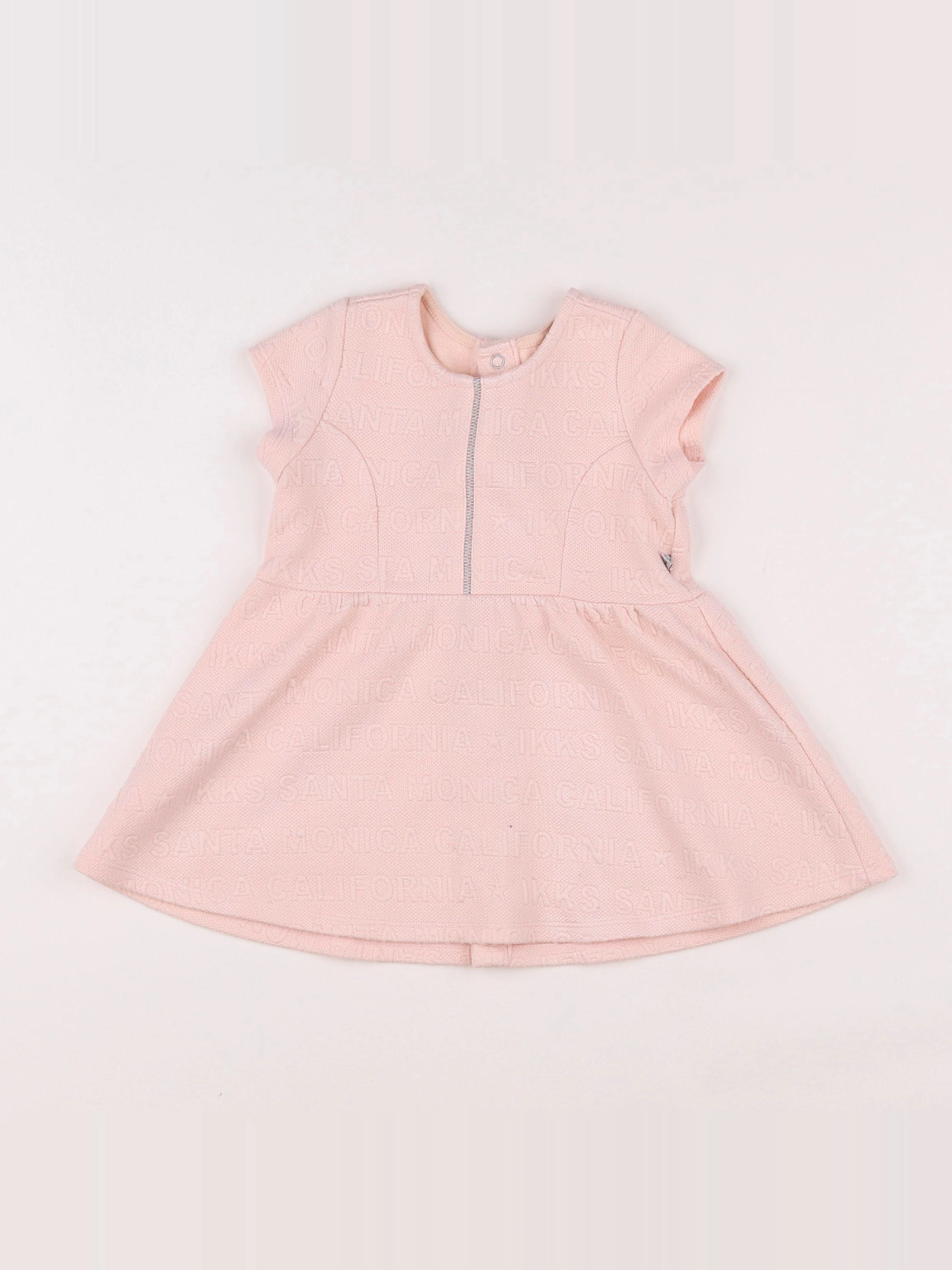 IKKS - robe rose - 12 mois