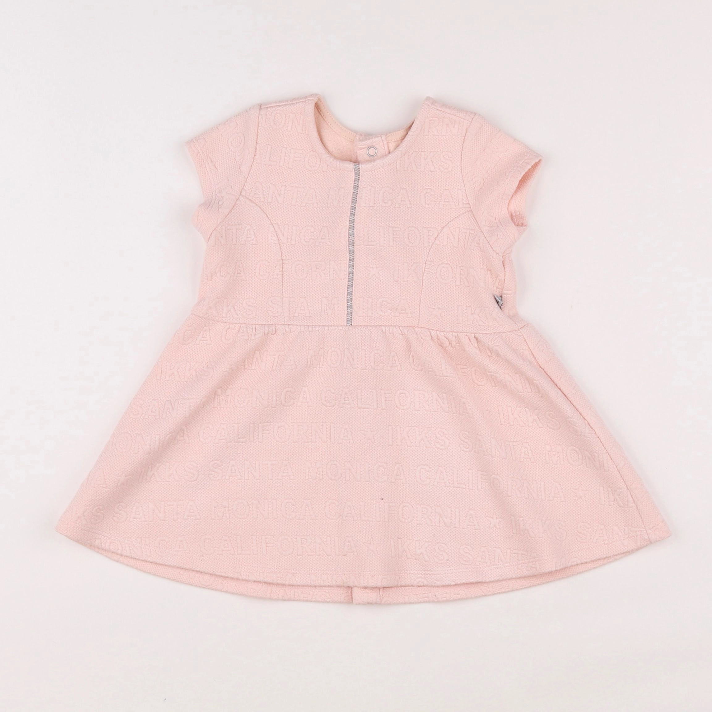 IKKS - robe rose - 12 mois