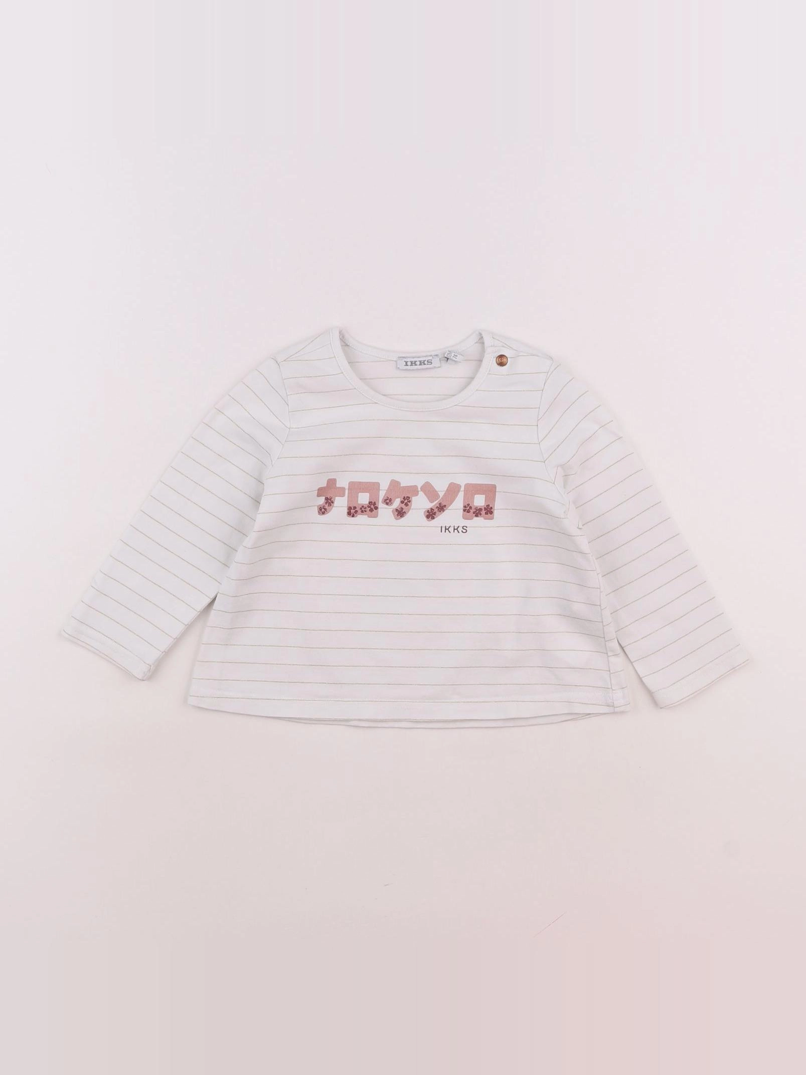 IKKS - tee-shirt blanc - 12 mois