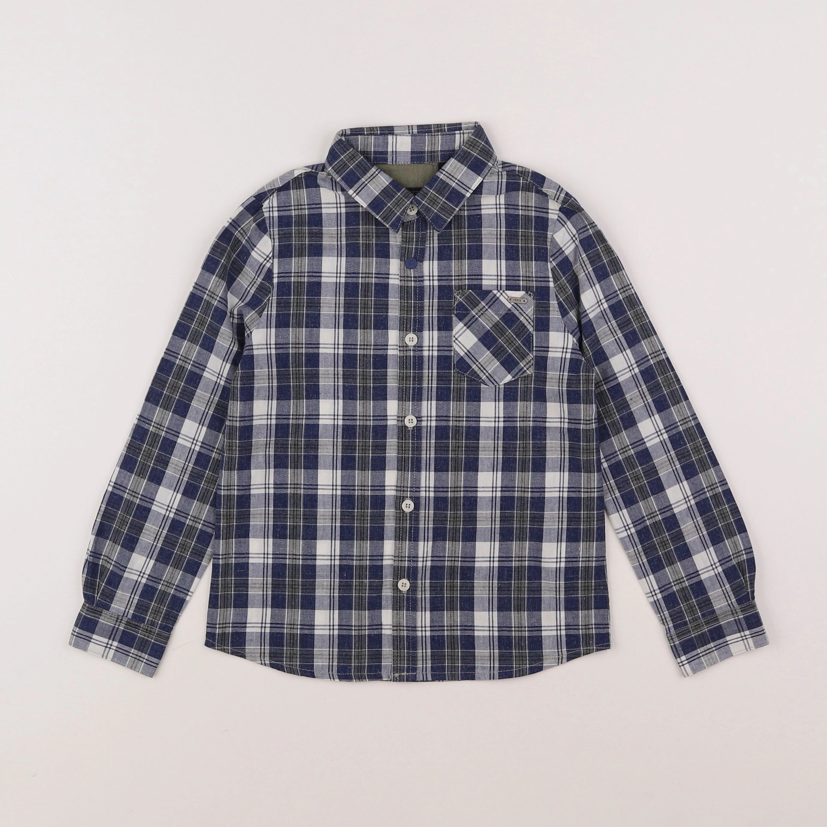 IKKS - chemise bleu - 10 ans