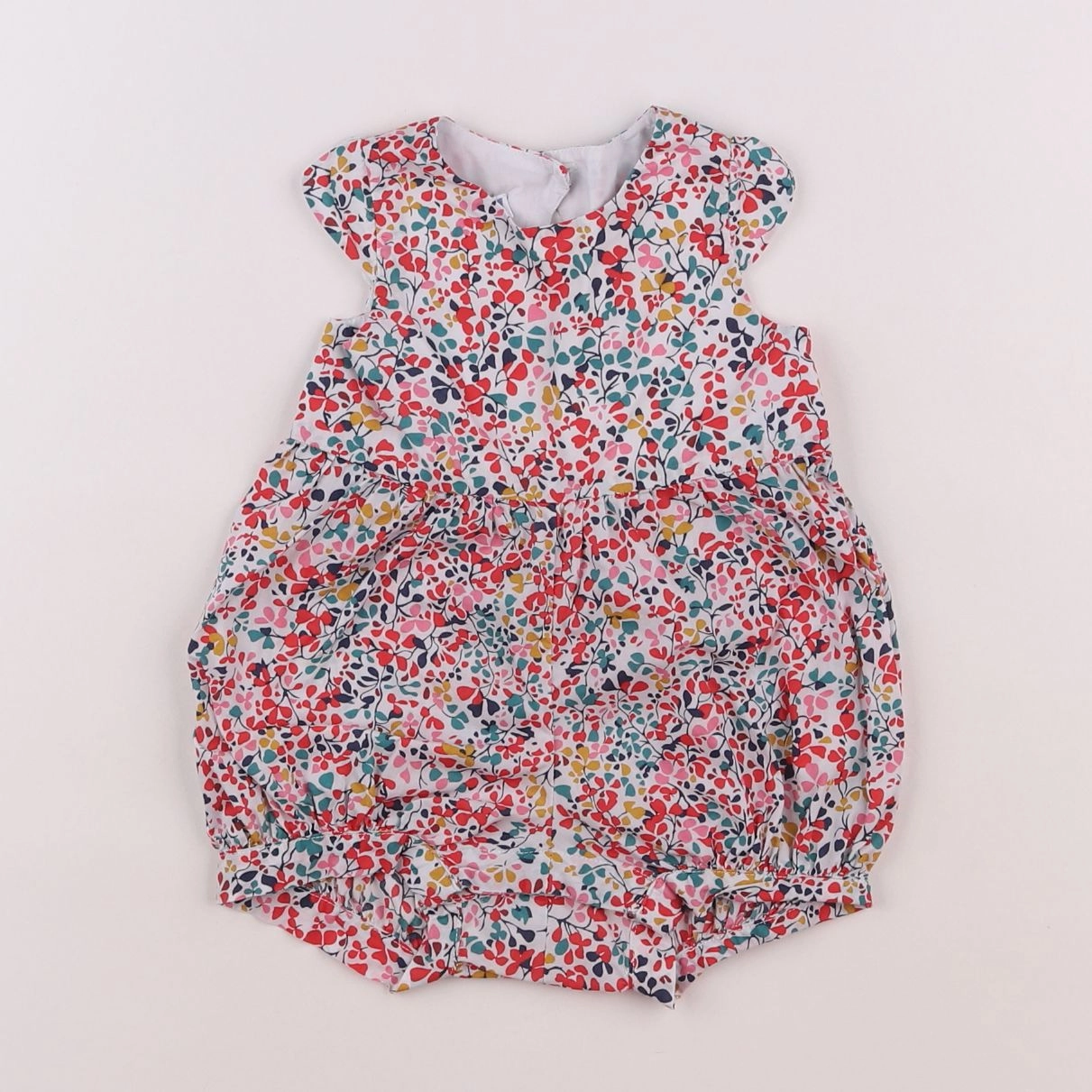 Jacadi - combinaison liberty multicolore - 6 mois