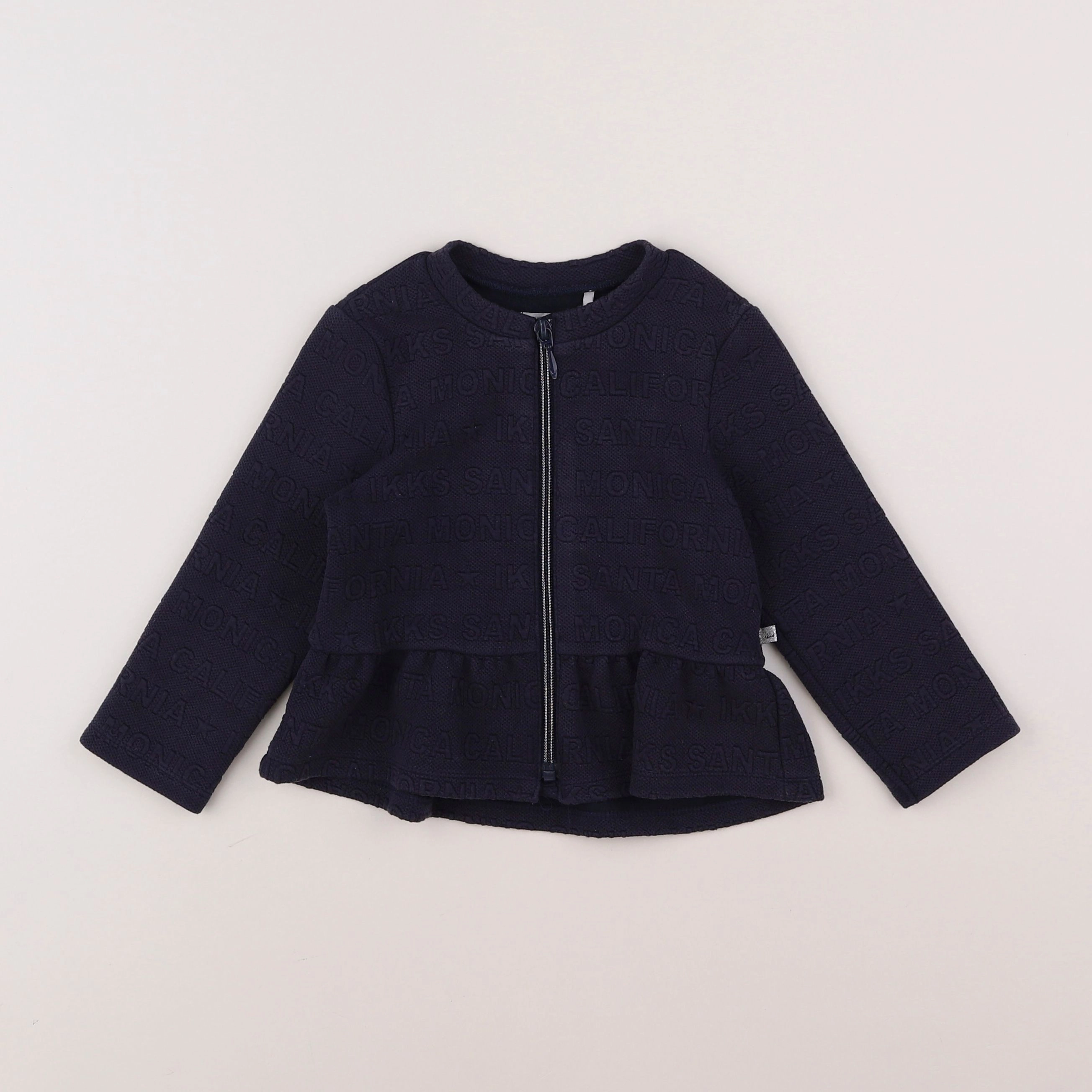 IKKS - gilet bleu - 2 ans