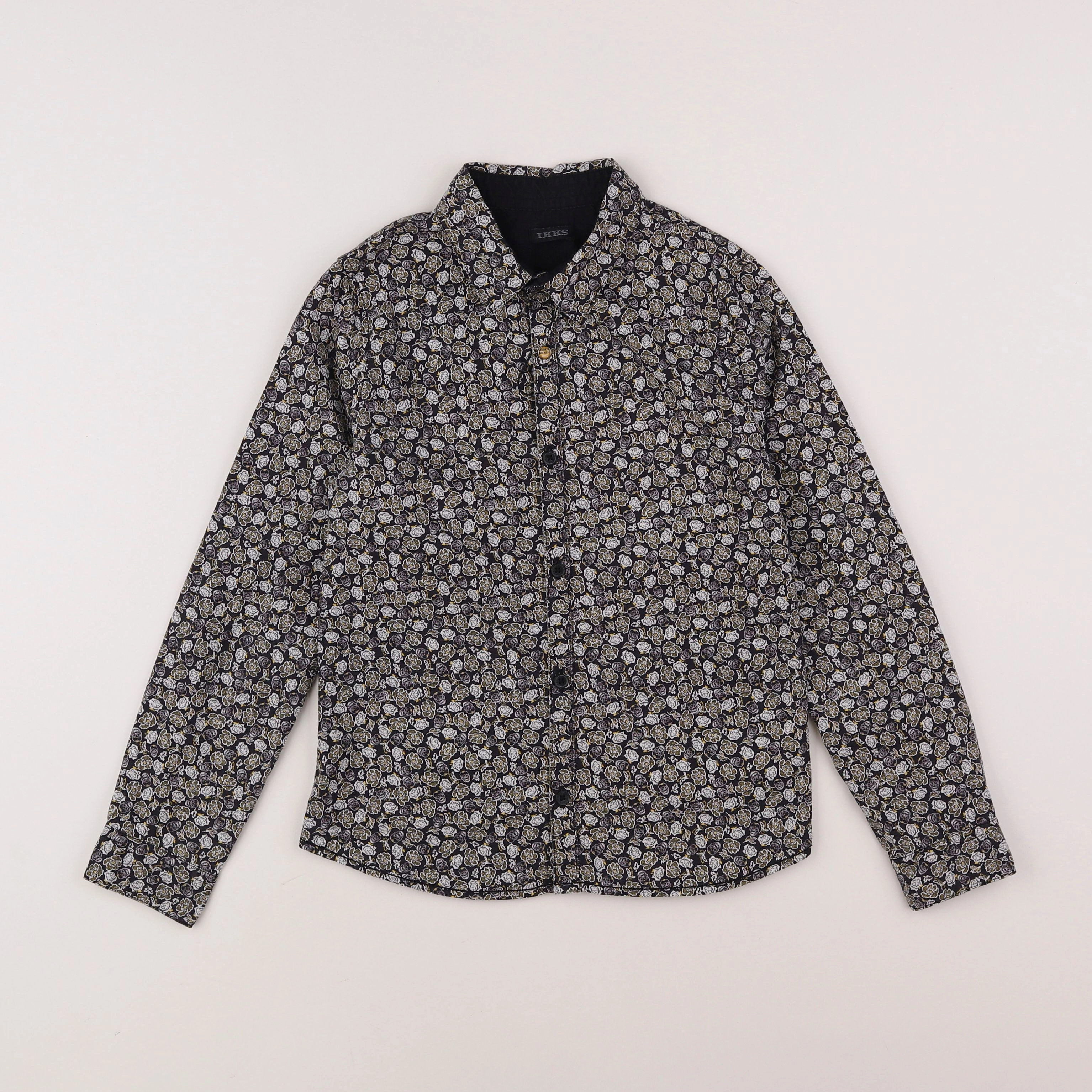 IKKS - chemise noir - 8 ans